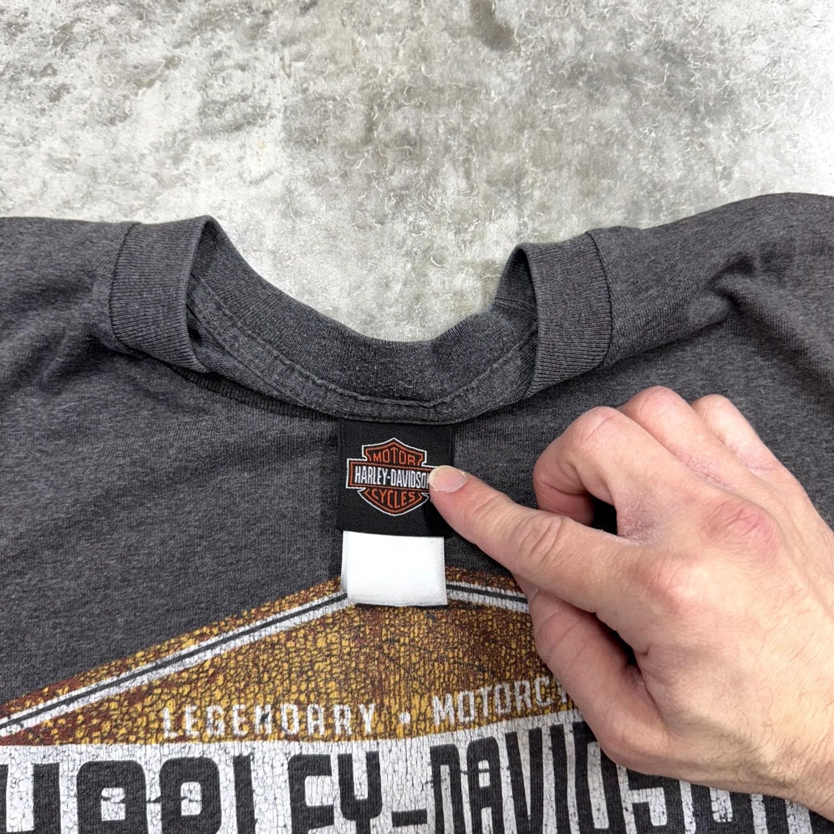 Harley Davidson Harley-Davidson Shirt Mens XL Gray Panama City Beach Florida Graphic Biker Tee Size US XL / EU 56 / 4 - 3 Thumbnail