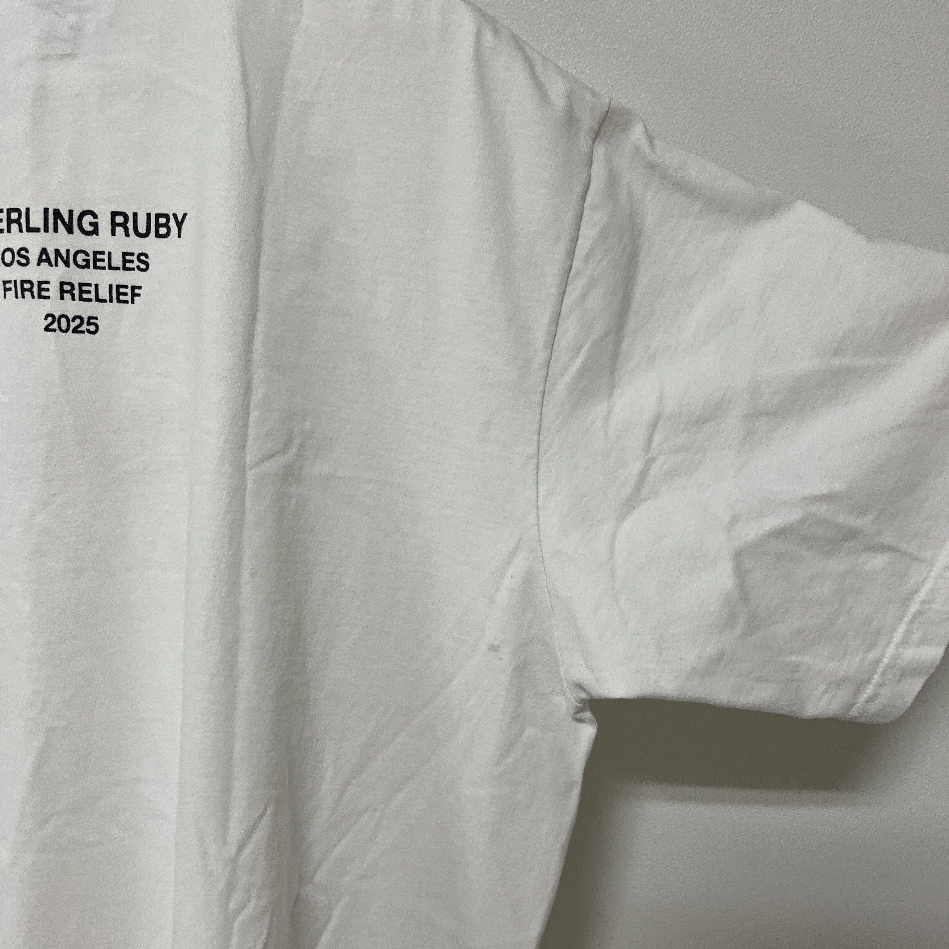 Supreme Supreme SS25 Los Angeles Fire Relief Box Logo Tee White Size US XXL / EU 58 / 5 - 13 Thumbnail