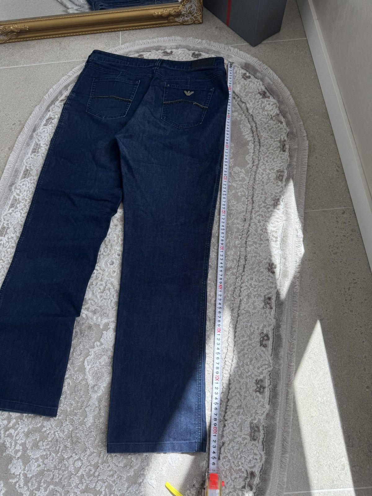 Armani Vintage Armani Jeans 90s Luxury Pants Solid Size 33 Archive Size US 33 - 6 Thumbnail