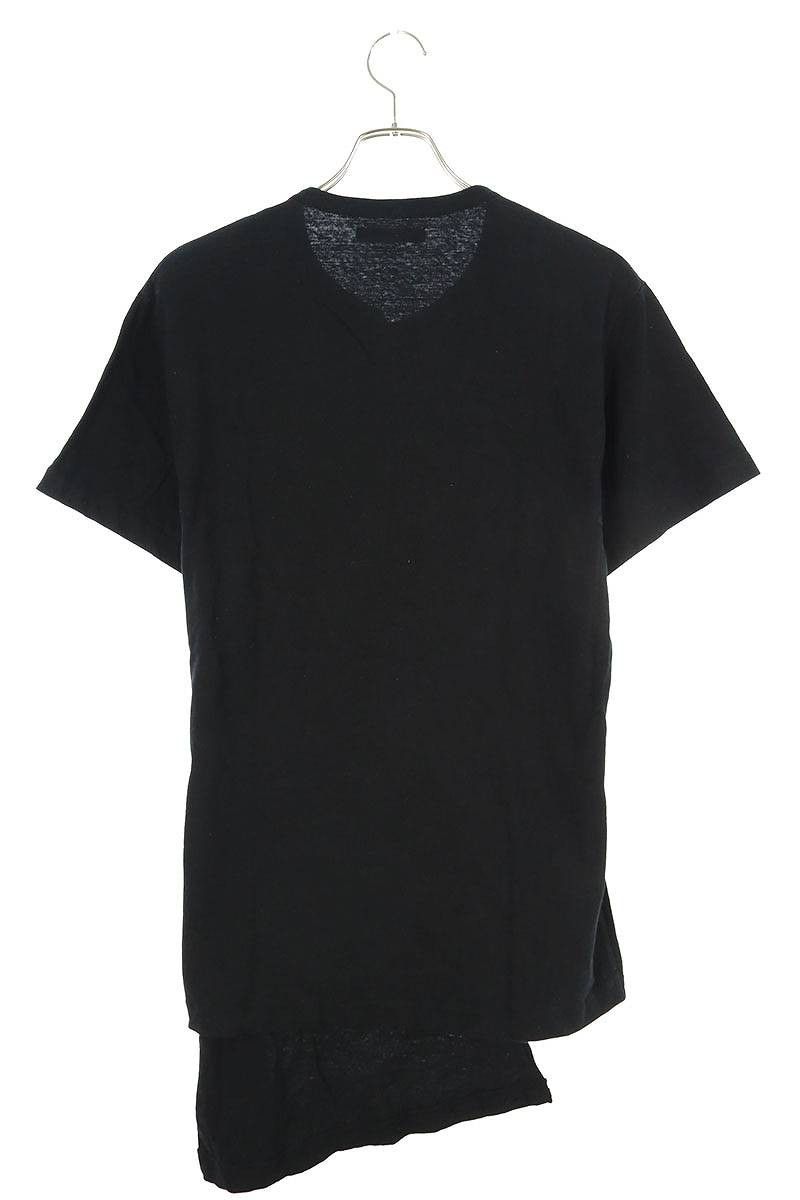 Yohji Yamamoto Asymmetrical Split Reconstructed Tee Size US L / EU 52-54 / 3 - 2 Thumbnail