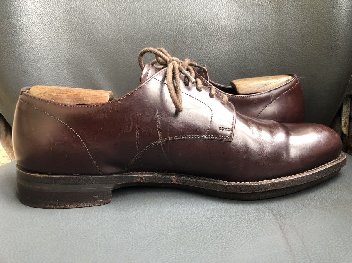 Prada PRADA Brown Leather Men’s Derby Dress shoes Size 7.5 Size US 7.5 / EU 40-41 - 5 Thumbnail