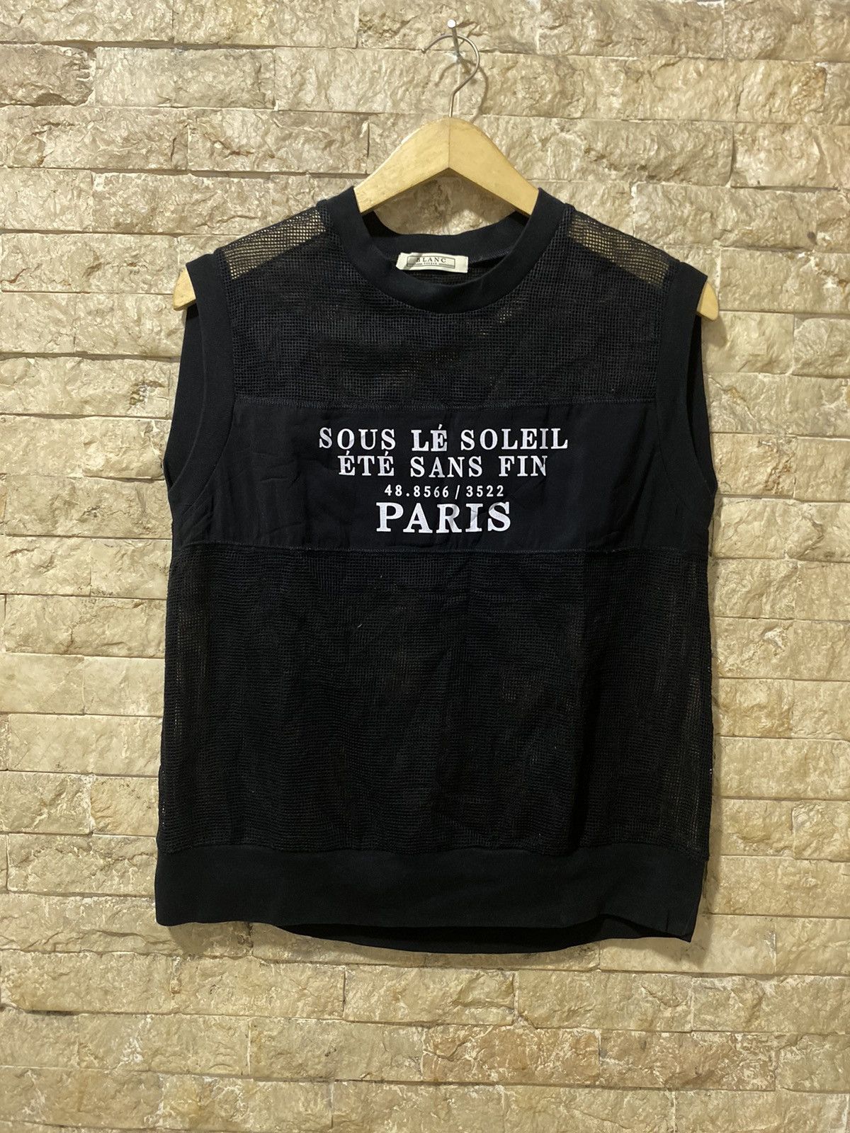 20471120 BLANC basque Mesh Tanktop Size US L / EU 52-54 / 3 - 1 Thumbnail