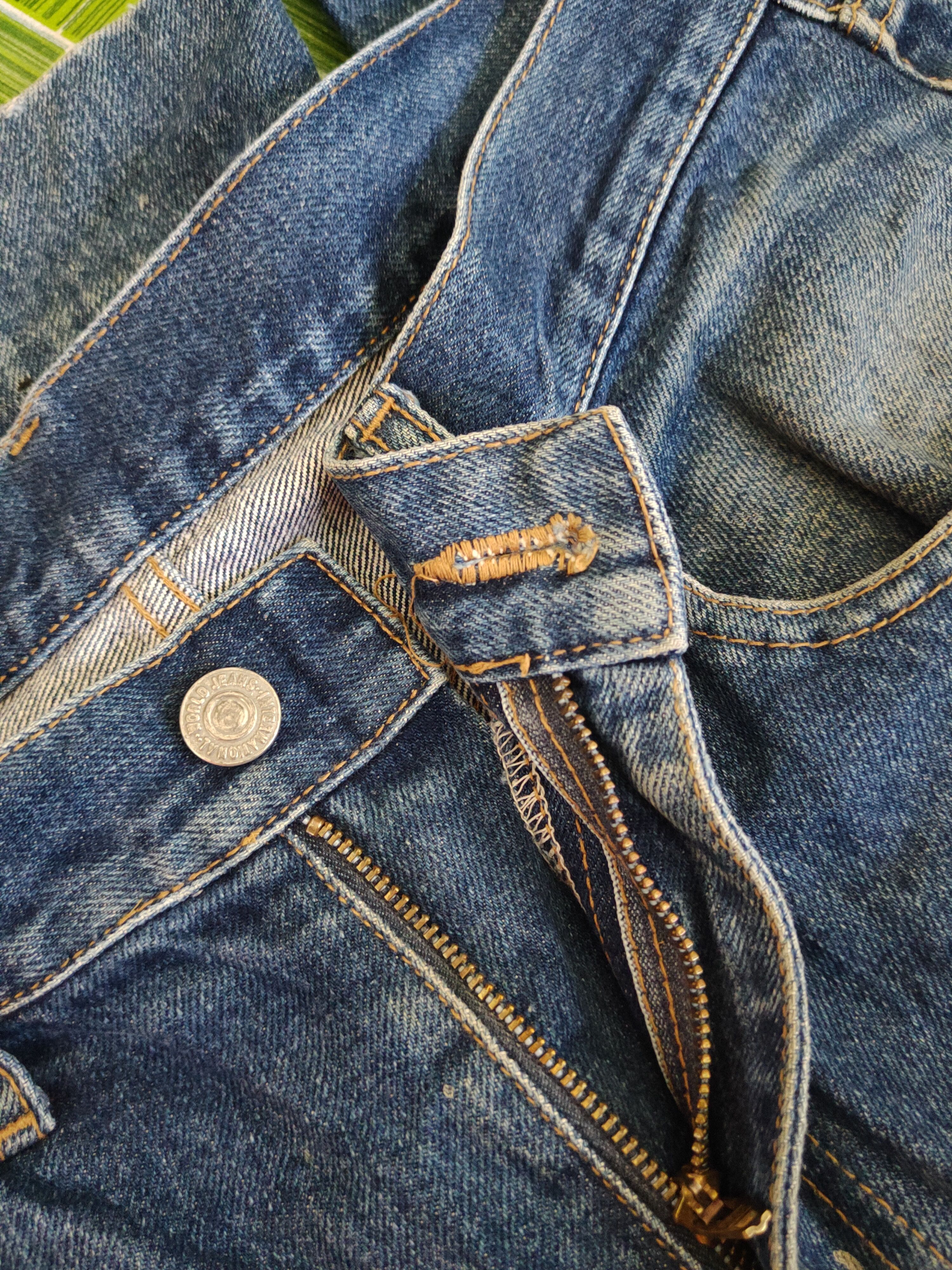 Japanese Brand UCW Dark Blue Faded Distressed Ripped Jeans #S1775 Size US 30 / EU 46 - 14 Thumbnail