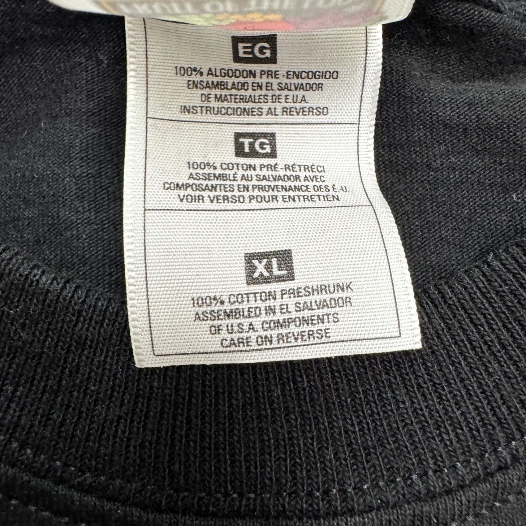 Fruit Of The Loom VINTAGE Fruit Of The Loom Graphic T-Shirt XL Black Hayward Union High School Tee Shirt Mens Regular Crew Neck Short Sleeve Size US XL / EU 56 / 4 - 4 Thumbnail