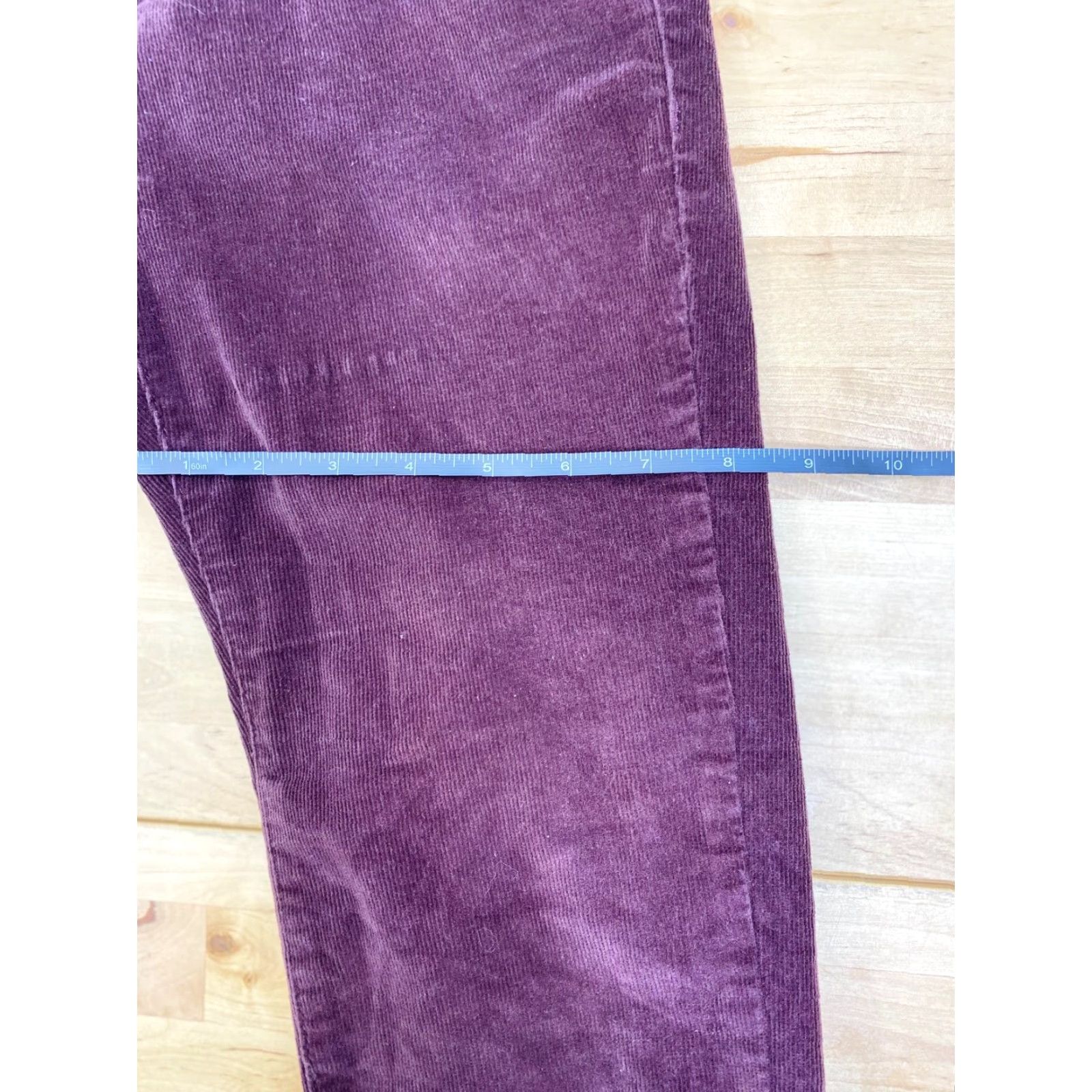 Volcom VINTAGE Volcom Womens Pants Corduroy Purple 25 Regular Waist 1 Dark Purple #2058 Size 25" / US 0 / IT 36 - 7 Thumbnail