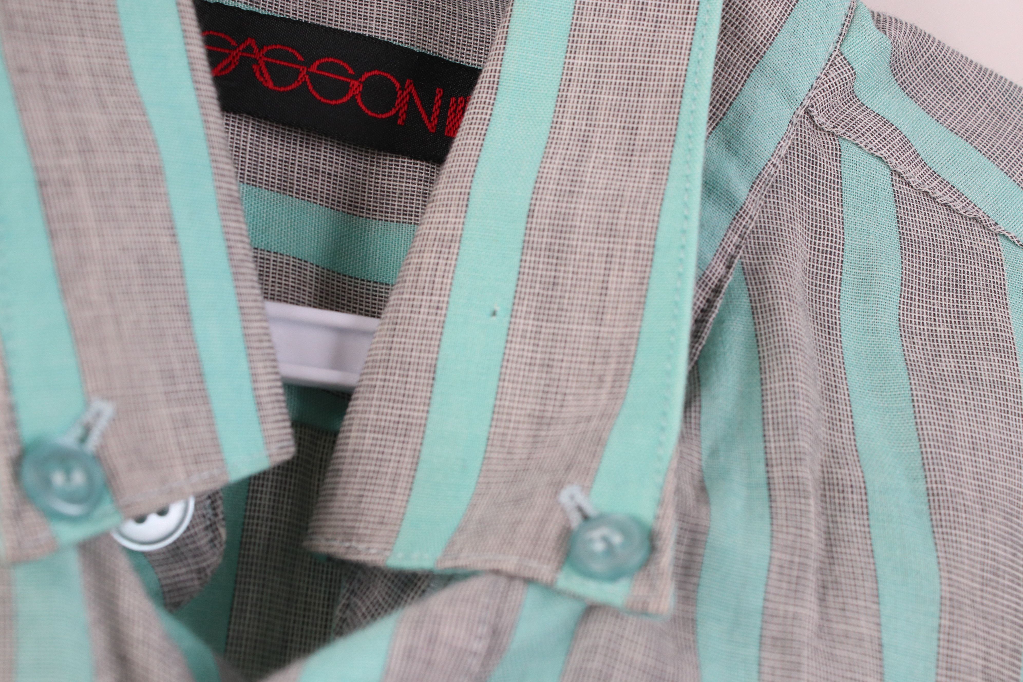 Vintage Vintage 80s 90s Streetwear Block Collared Button Down Shirt Size US M / EU 48-50 / 2 - 6 Thumbnail