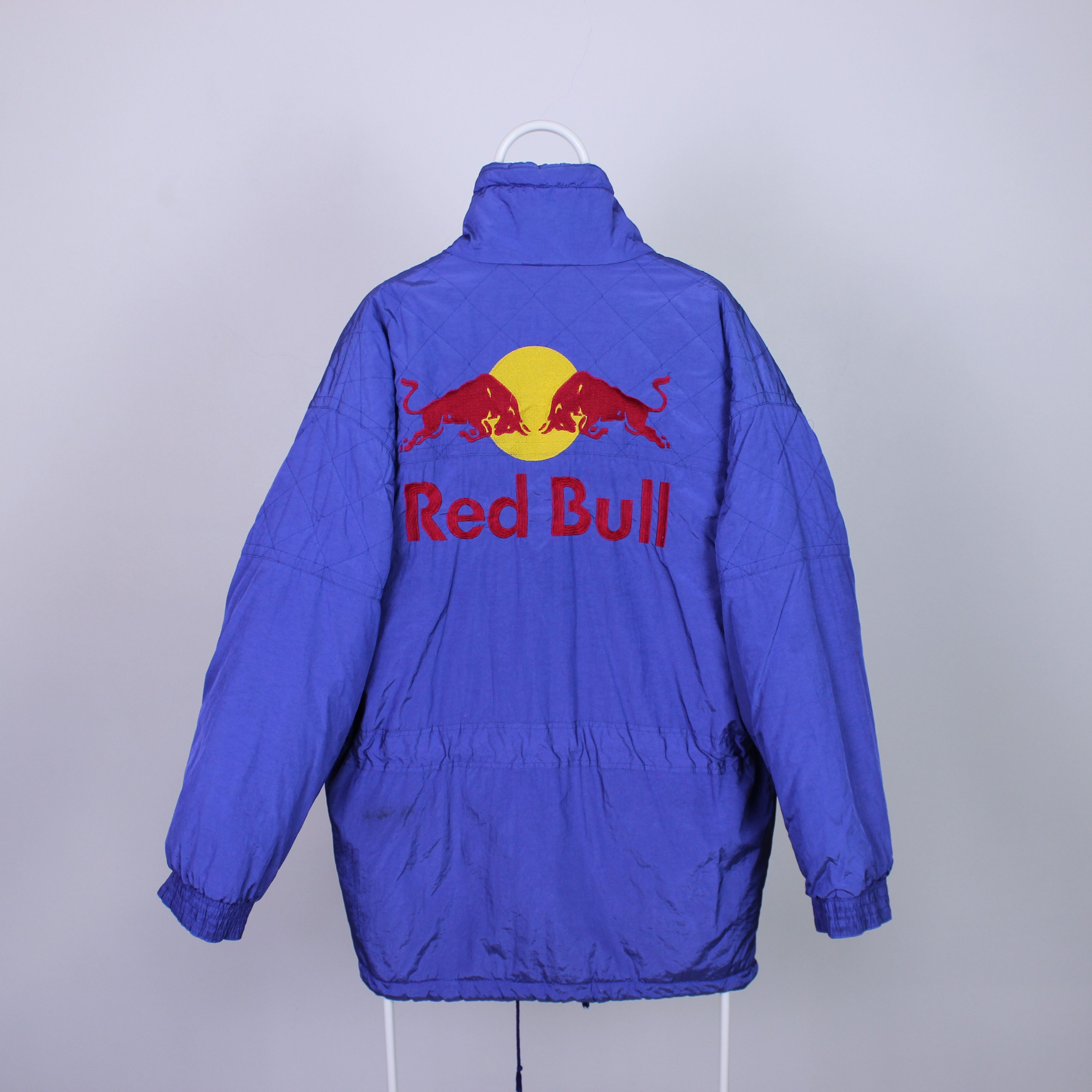Red Bull vintage race racing jacket blue L XL men 80s 90s