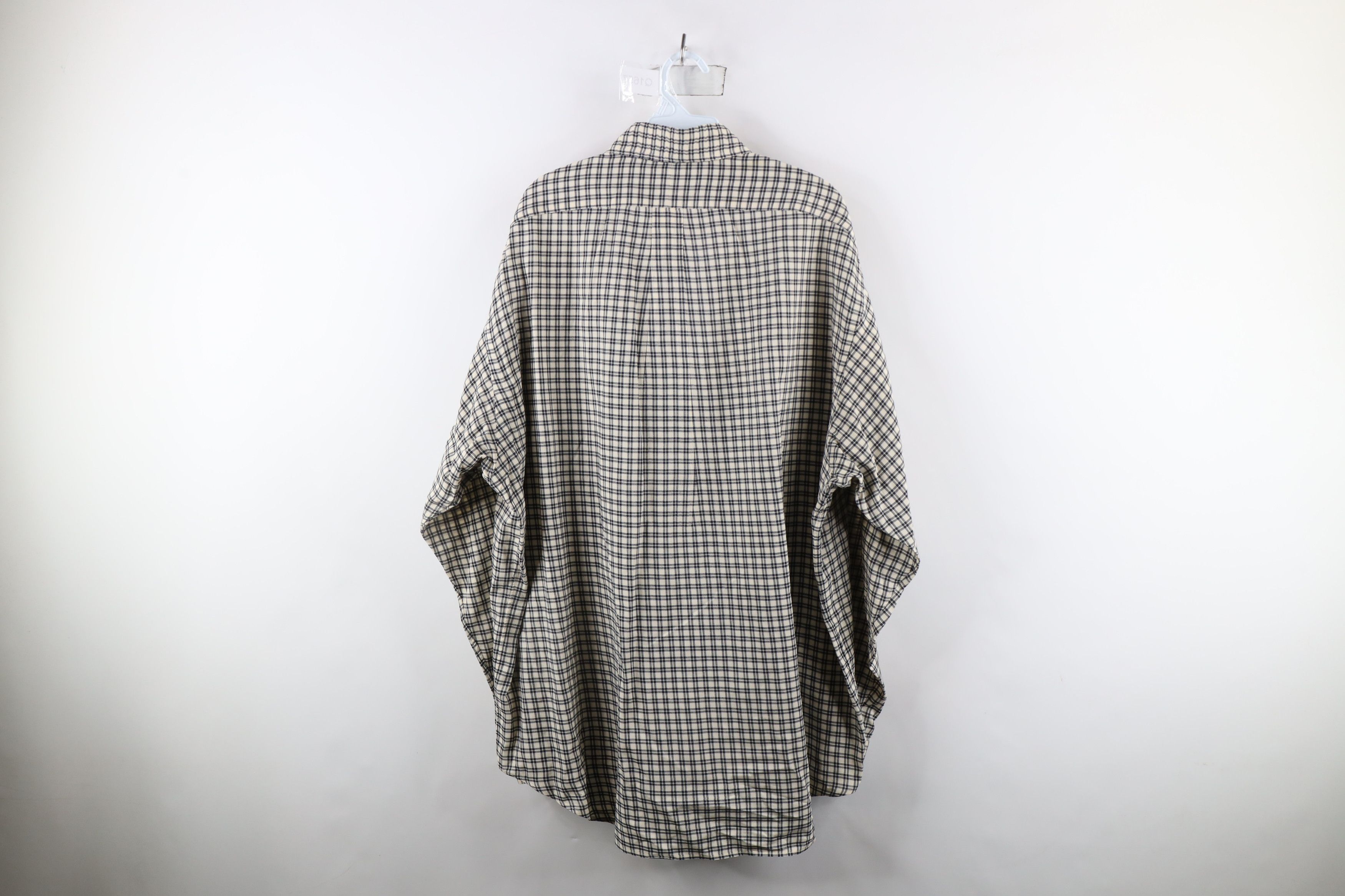 Ralph Lauren × Vintage Vintage 90s Ralph Lauren Flannel Collared Button Down Shirt Size US XL / EU 56 / 4 - 9 Thumbnail