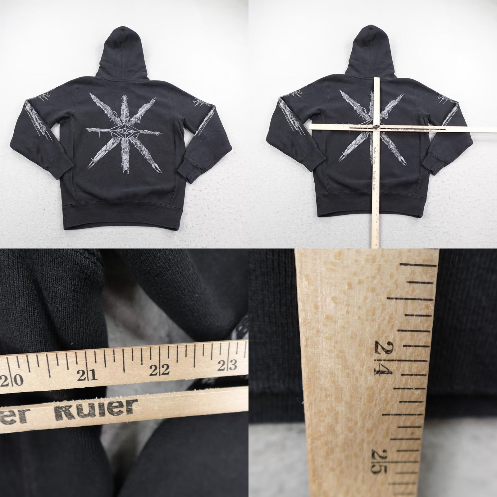 Vintage Slander Hoodie Mens Small Black Pullover Sweatshirt EDM Concert DJ Size US S / EU 44-46 / 1 - 8 Thumbnail