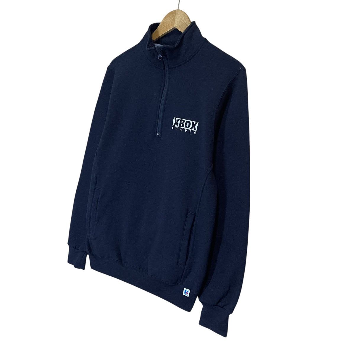 Russell Athletic × Vintage Vintage Russell Athletic XBox Studio Halfzip Sweatshirt Size US M / EU 48-50 / 2 - 3 Thumbnail