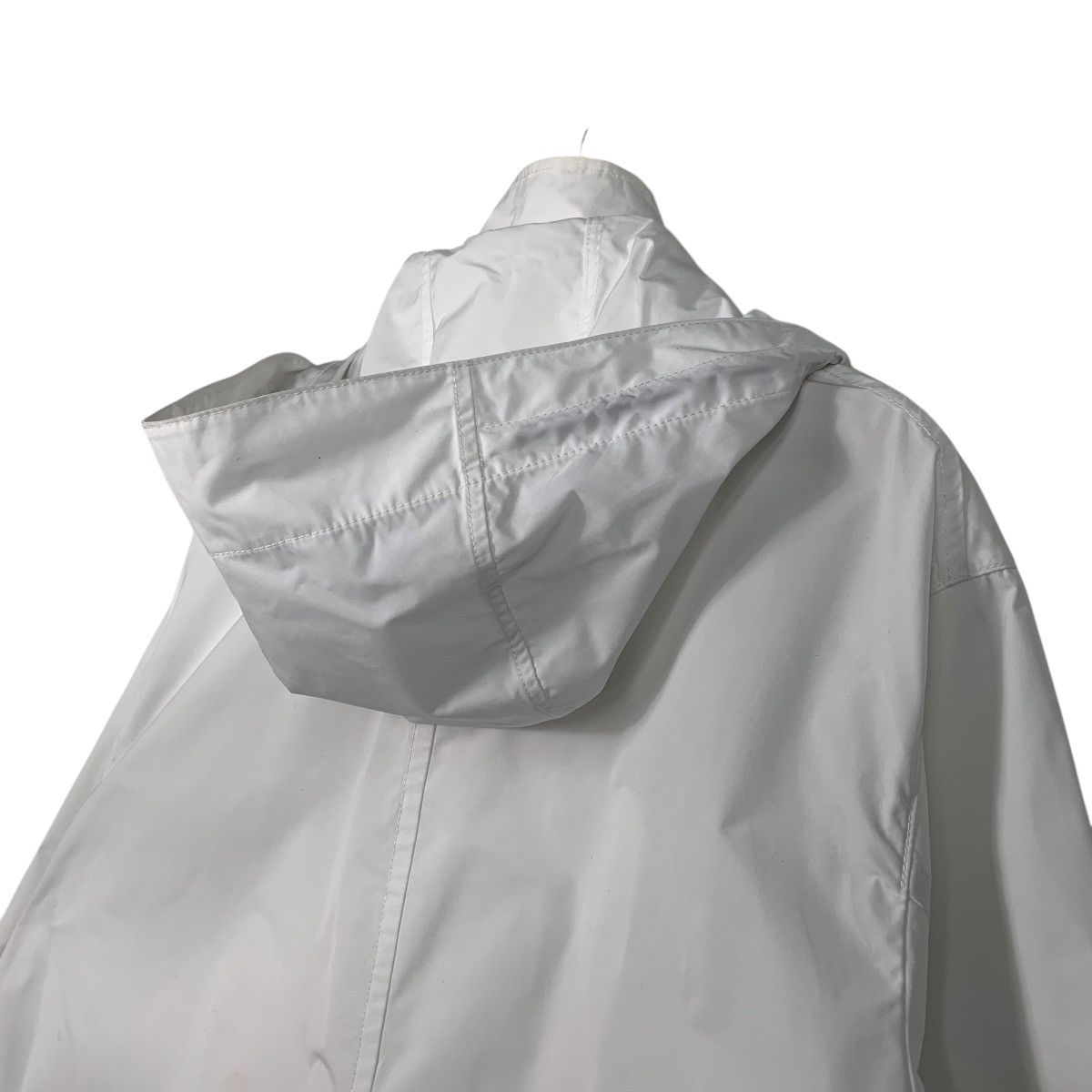 Jil Sander × Uniqlo Uniqlo Jil Sander Pure White Hooded Overcoat Size US L / EU 52-54 / 3 - 10 Thumbnail