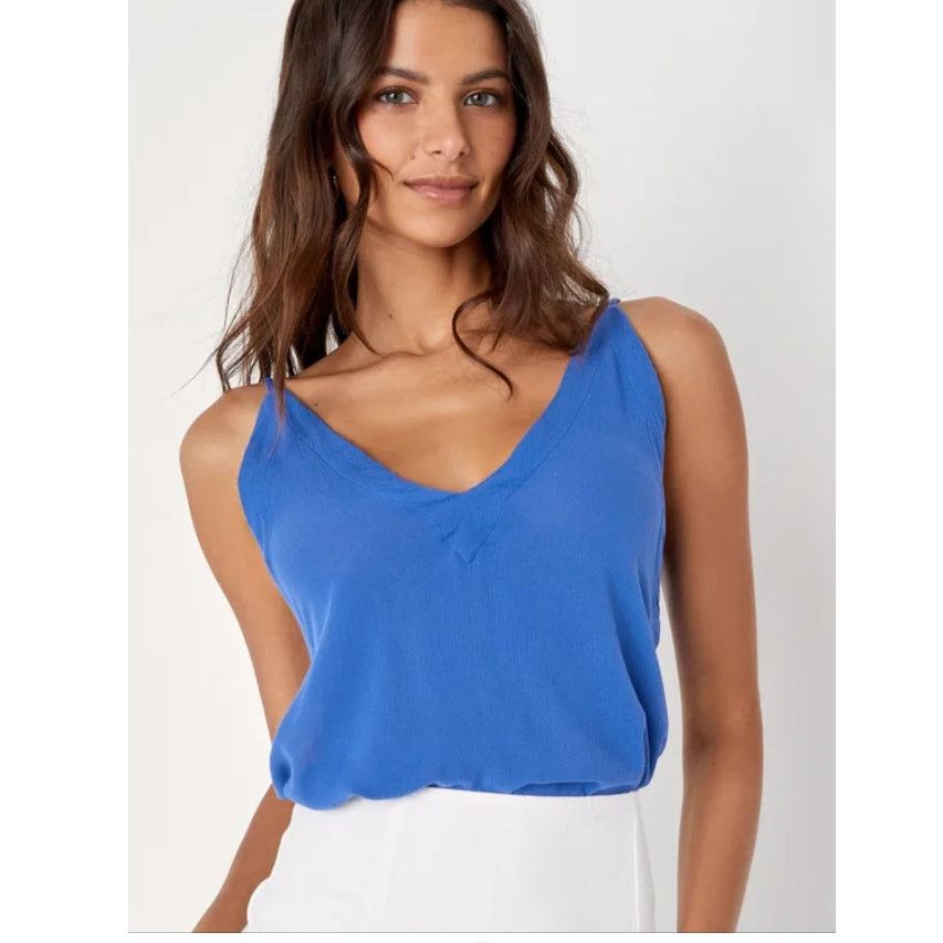 Other Lulus Periwinkle Ocean Blue Sleeveless Double Strap Top Size XS / US 0-2 / IT 36-38 - 1 Thumbnail