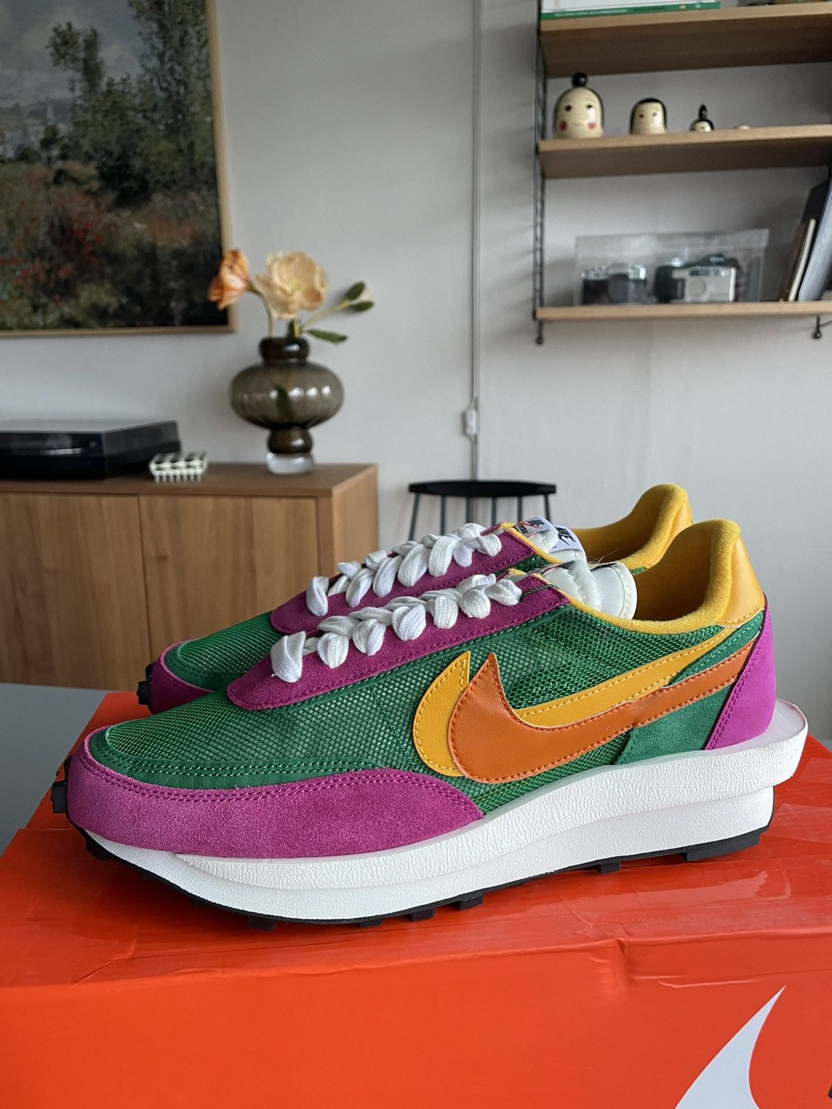 Nike Nike Waffle LD Sacai ‘Pine Green’ Size US 10 / EU 43 - 4 Thumbnail
