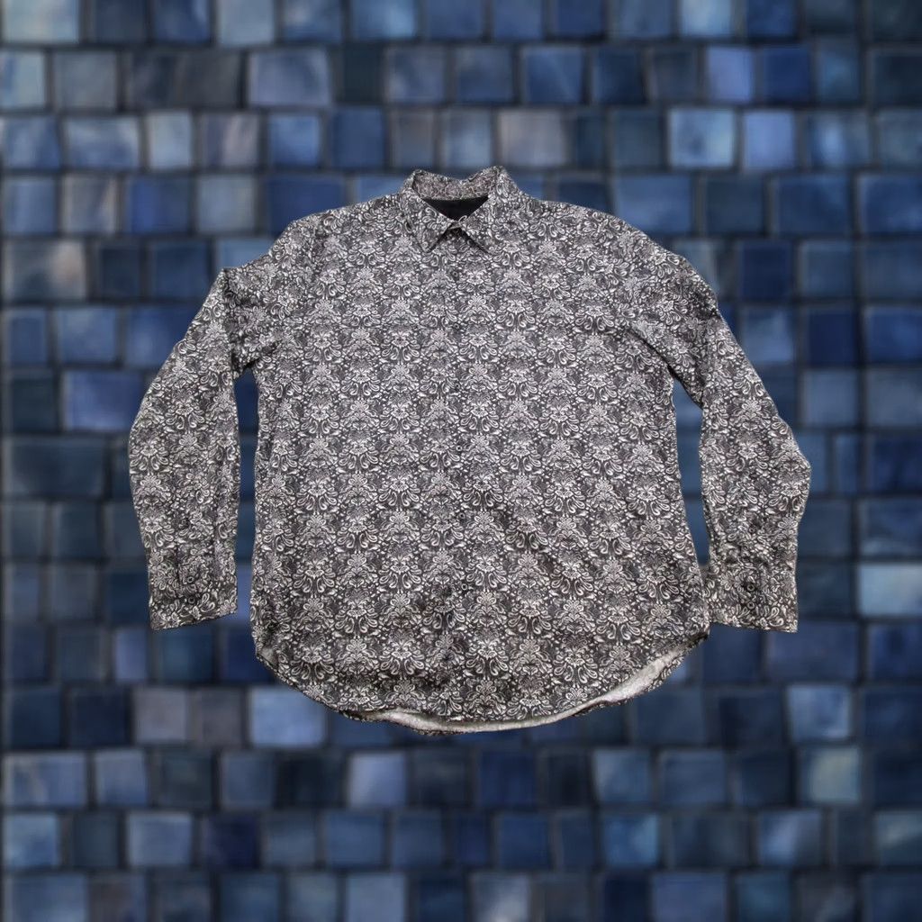 Robert Graham Robert Graham Button-Up Shirt Mens L Geometric Multicolor Cotton Embroidered Logo City Travel Floral 90s Style Button-Front Mens Size US L / EU 52-54 / 3 - 1 Thumbnail