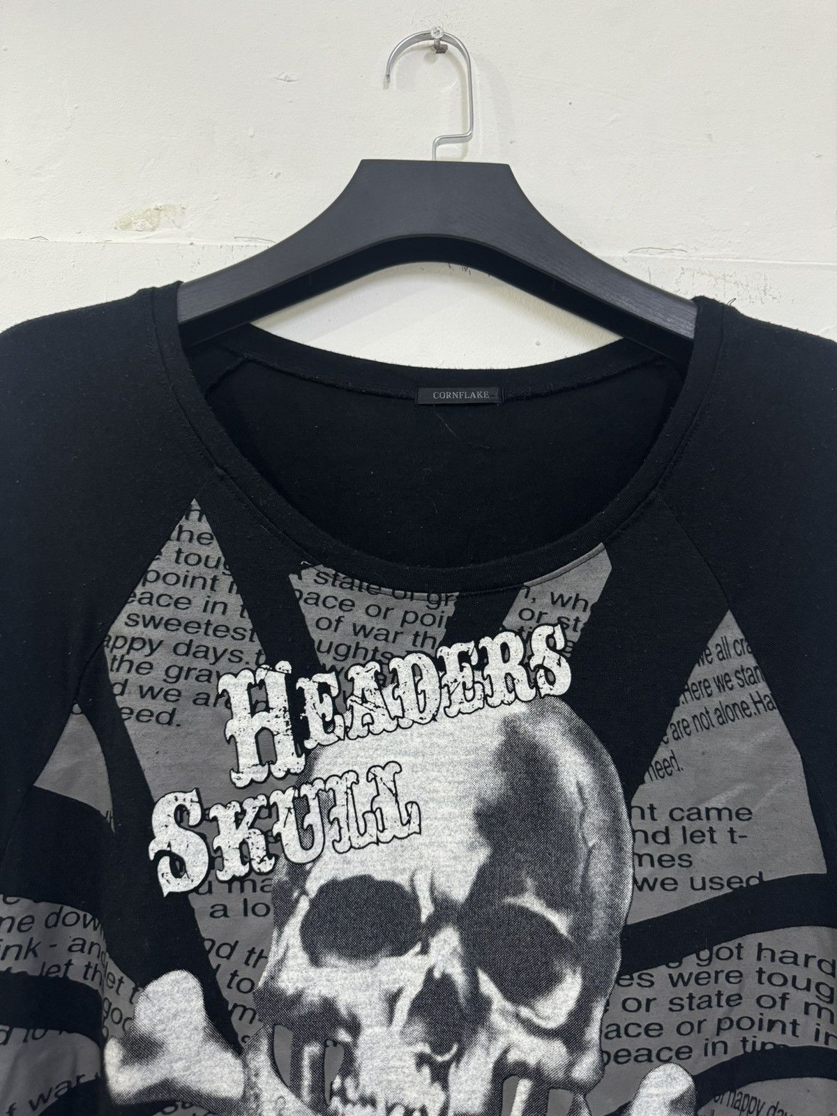 Japanese Brand 💥 PUNK DESIGN HEADERS SKULL UNION FLAG BAGGY STYLE RARE Size US M / EU 48-50 / 2 - 3 Thumbnail