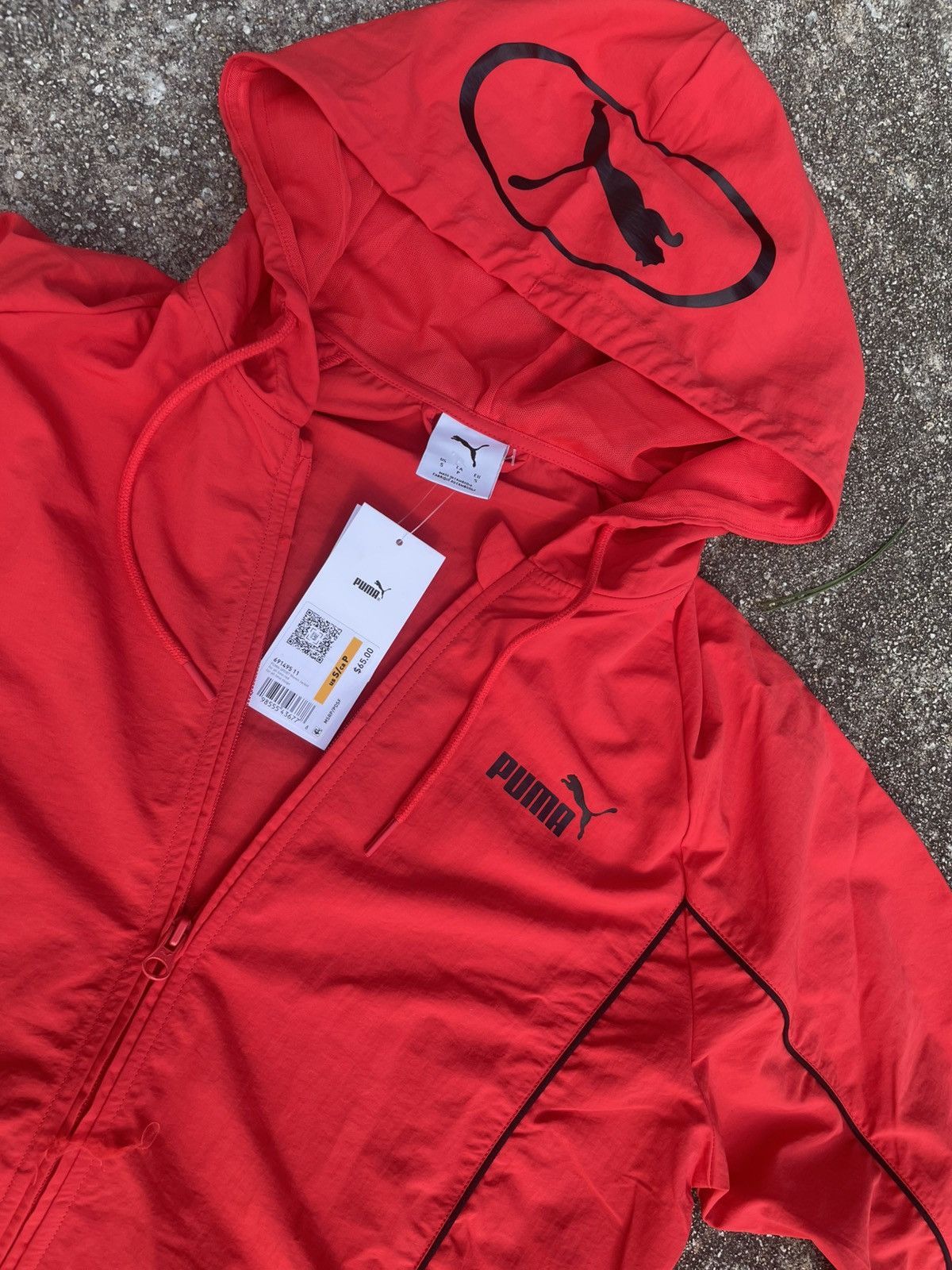 Puma Puma Hooded Windbreaker Size S / US 4 / IT 40 - 2 Thumbnail