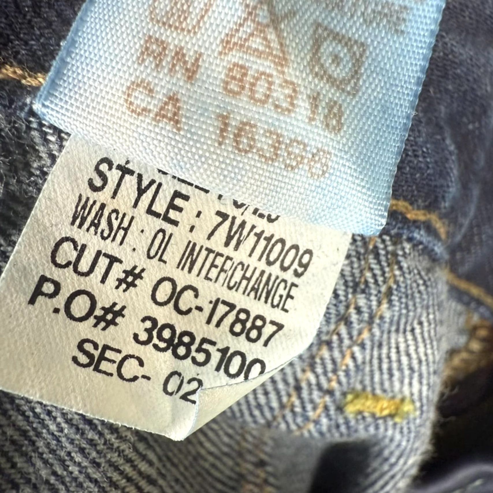 Lucky Brand Lucky Brand Jeans Women’s 8/29 Cargo Distressed Straight Blue 7W11009 Size 30" / US 8 / IT 44 - 3 Thumbnail