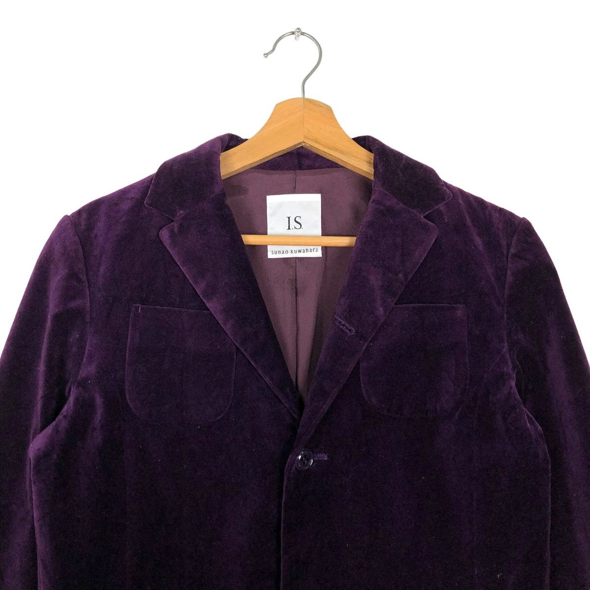 Issey Miyake 🔥VELVET DOUBLE BREAST COATS JACKET IS SUNOA KUWAHARA JAPAN Size US M / EU 48-50 / 2 - 3 Thumbnail