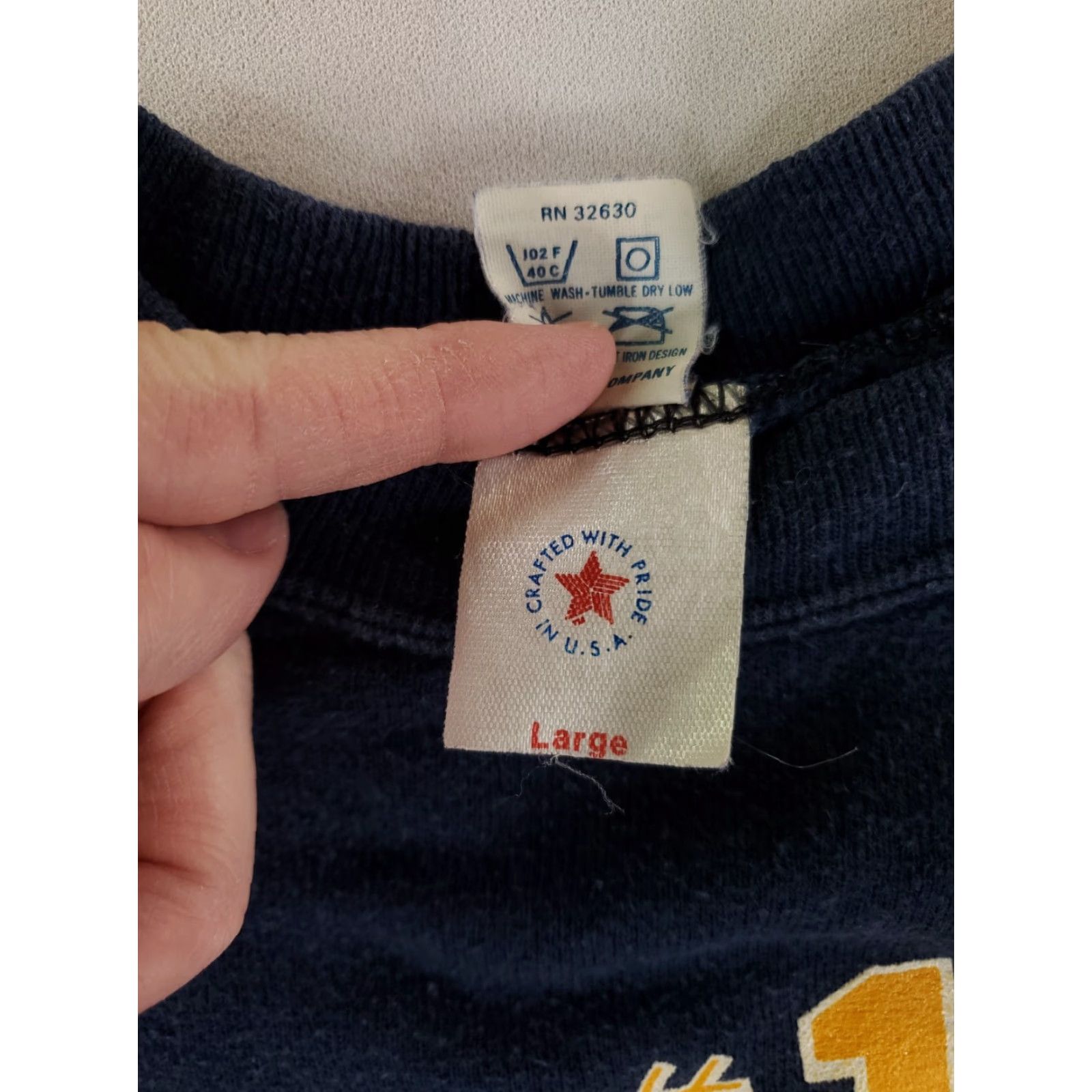 Vintage VINTAGE Kansas City Royals Sweatshirt 80s 1985 World Series Blue Mens L Shrunk Shirt Size US M / EU 48-50 / 2 - 4 Thumbnail