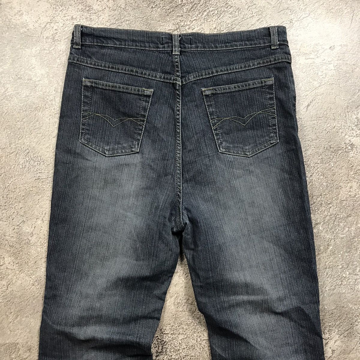 Vintage Vintage 90s Faded Distressed Baggy Jeans Grunge Skate 31 Size 31" - 5 Thumbnail
