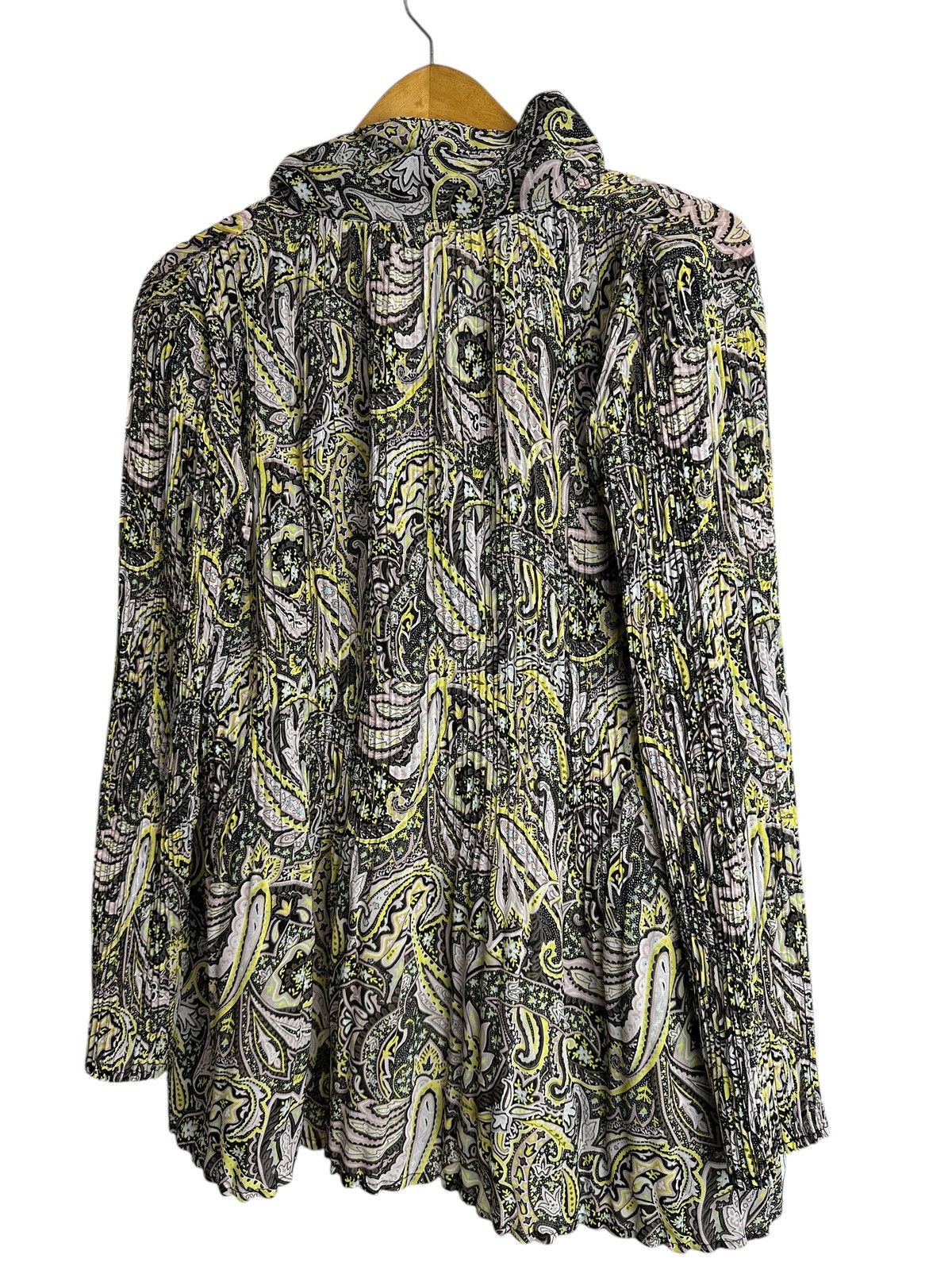 Issey Miyake UNDEFINED PLEATS AOP SHIRT JEAN PAUL GAULTIER ISSEY STYLE Size M / US 6-8 / IT 42-44 - 5 Thumbnail