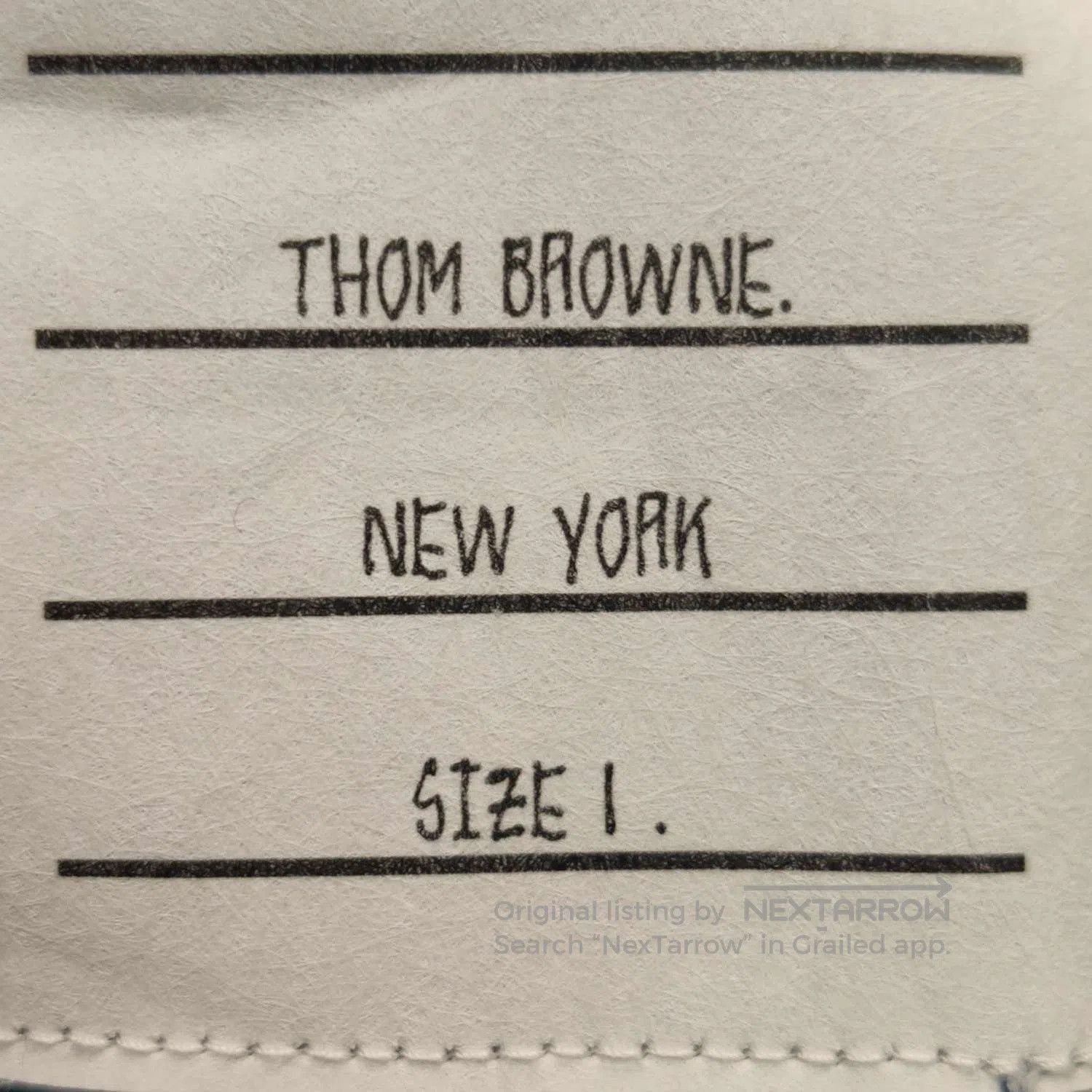 Thom Browne Thom Browne Contrast Stripe Cotton Button-Down M. Size US M / EU 48-50 / 2 - 4 Thumbnail