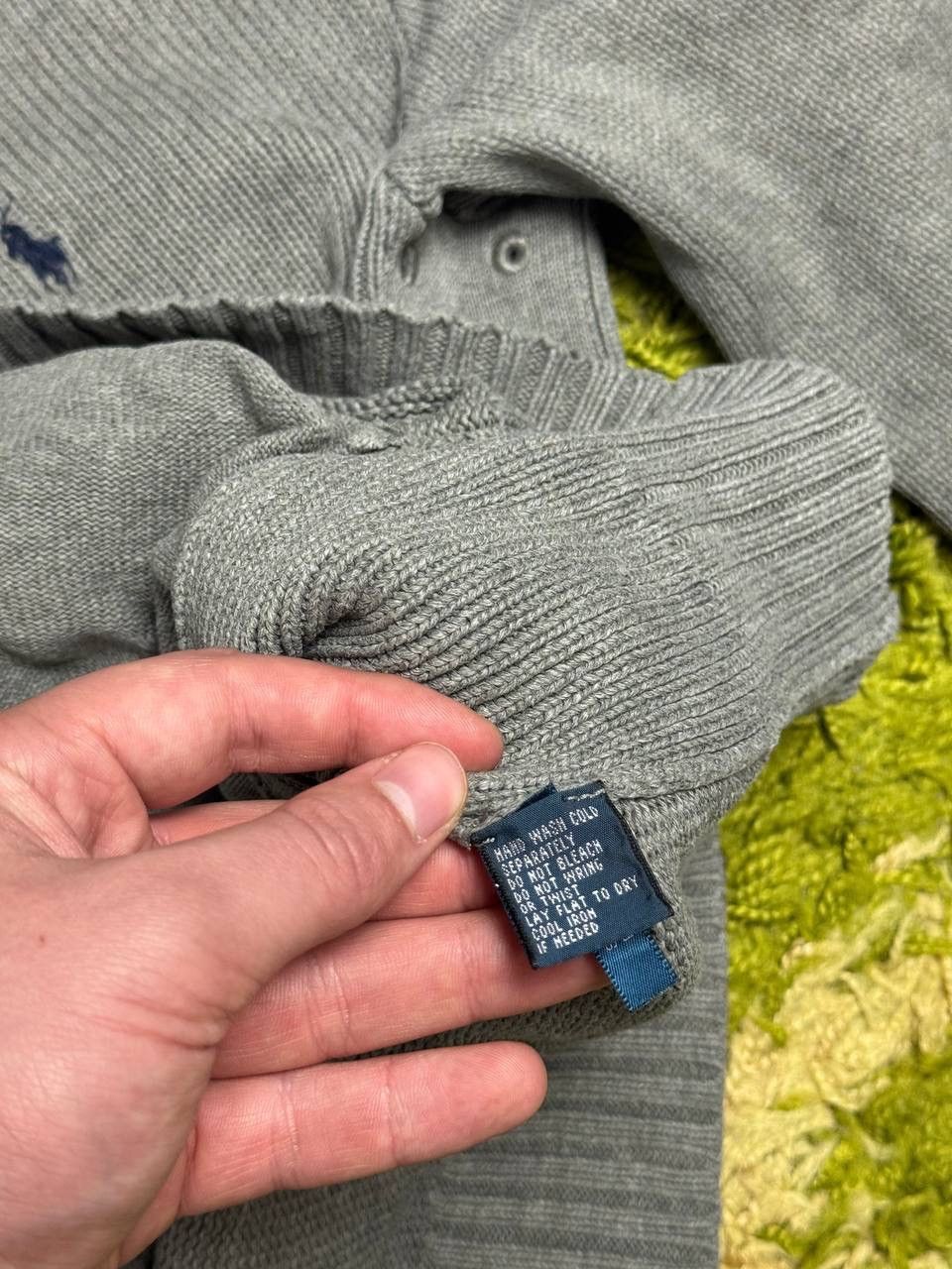 Polo Ralph Lauren × Vintage Vintage 90s Polo Ralph Lauren Zip Up Sweater Size US L / EU 52-54 / 3 - 7 Thumbnail