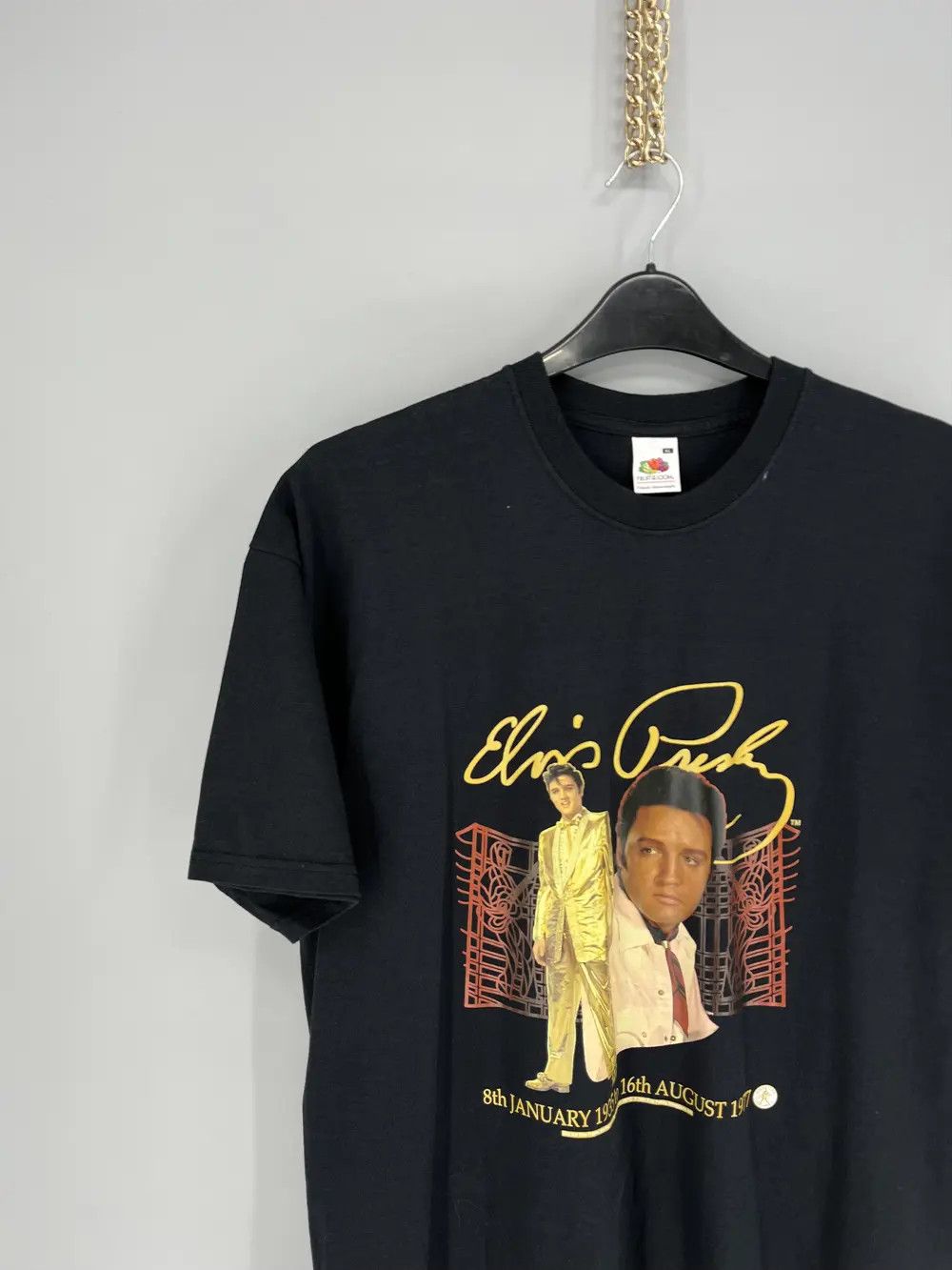 Band Tees × Vintage Vintage 90s Elvis Presley Great Elvis t-shirt 2004 L big log Size US XL / EU 56 / 4 - 4 Thumbnail