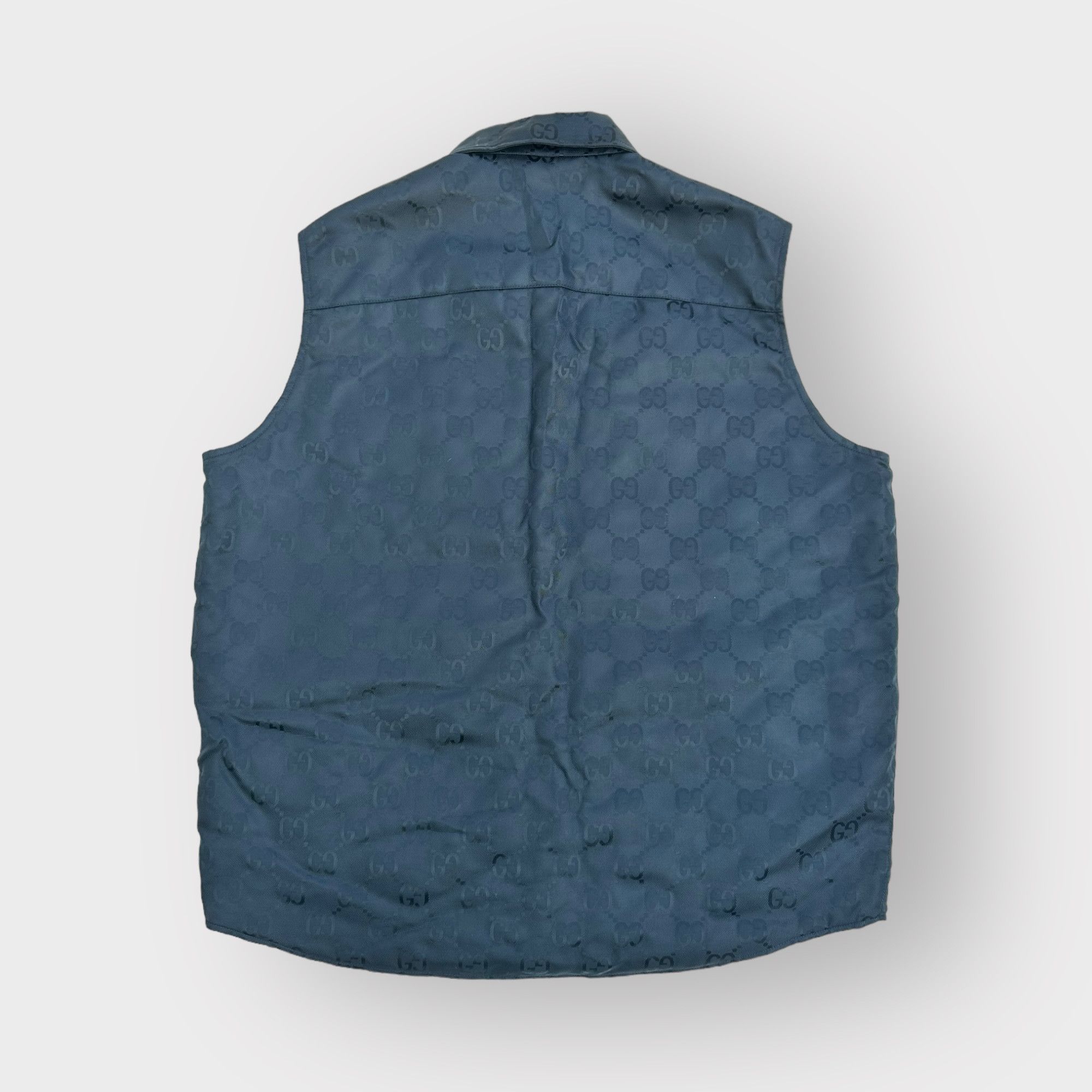 Gucci Gucci Vest Off The Grid Black GG Monogram Jacket Size US L / EU 52-54 / 3 - 2 Thumbnail
