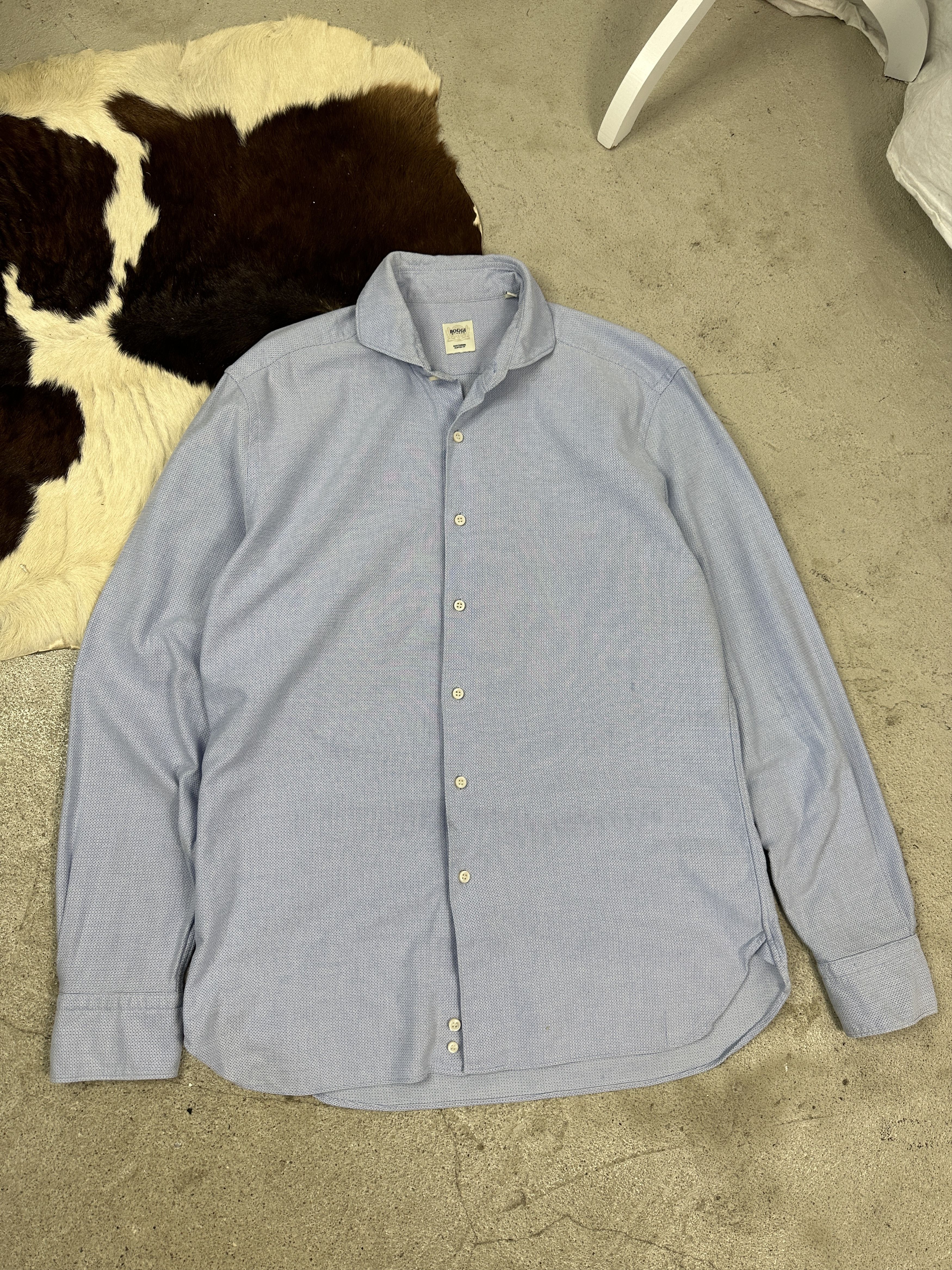 Boggi × Vintage Boggi Milano Shirt Size US L / EU 52-54 / 3 - 1 Thumbnail