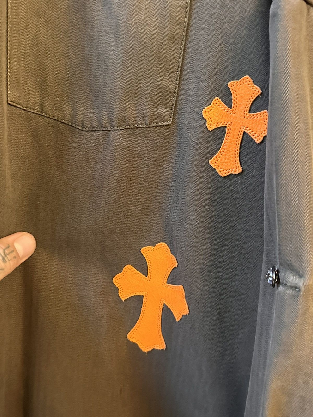 Chrome Hearts CHROME HEARTS 1/1 FLOODED CROSS PATCH JACKET SHIRT M/L/XL Size US XL / EU 56 / 4 - 8 Thumbnail