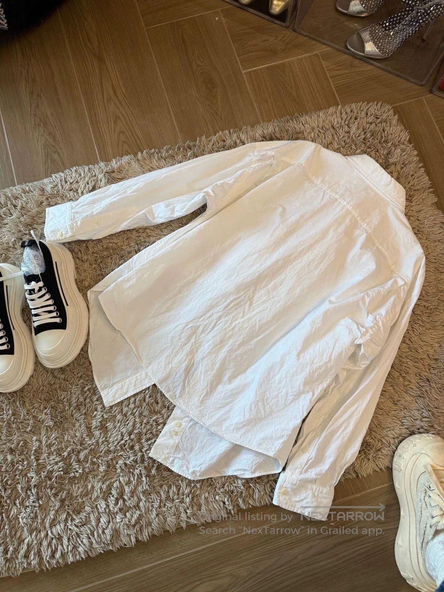 Balenciaga Balenciaga Oversized White Shirt. Size M / US 6-8 / IT 42-44 - 3 Thumbnail