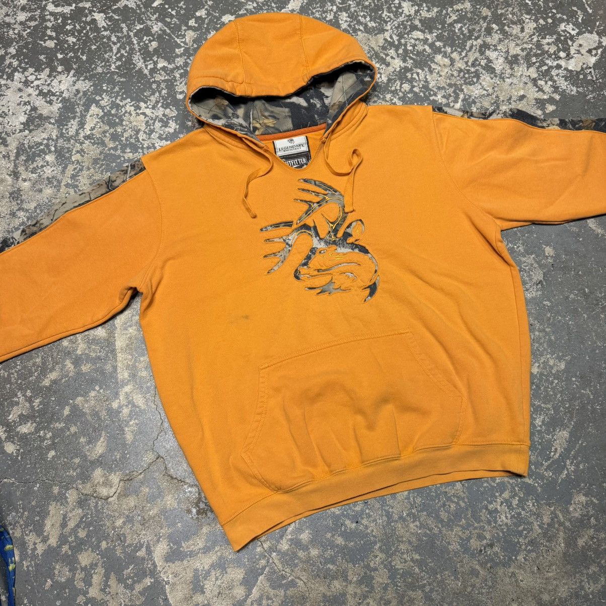 Vintage Vintage RealTree Legendary Essential Camo Orange Hoodie Swea Size US XL / EU 56 / 4 - 3 Thumbnail