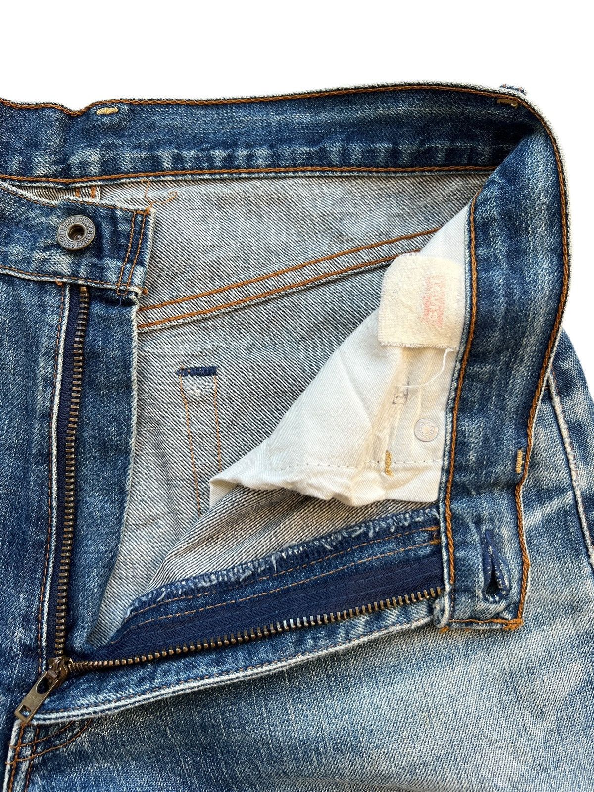 Vintage Levis 504 Baggy Wide Distressed Denim Jeans