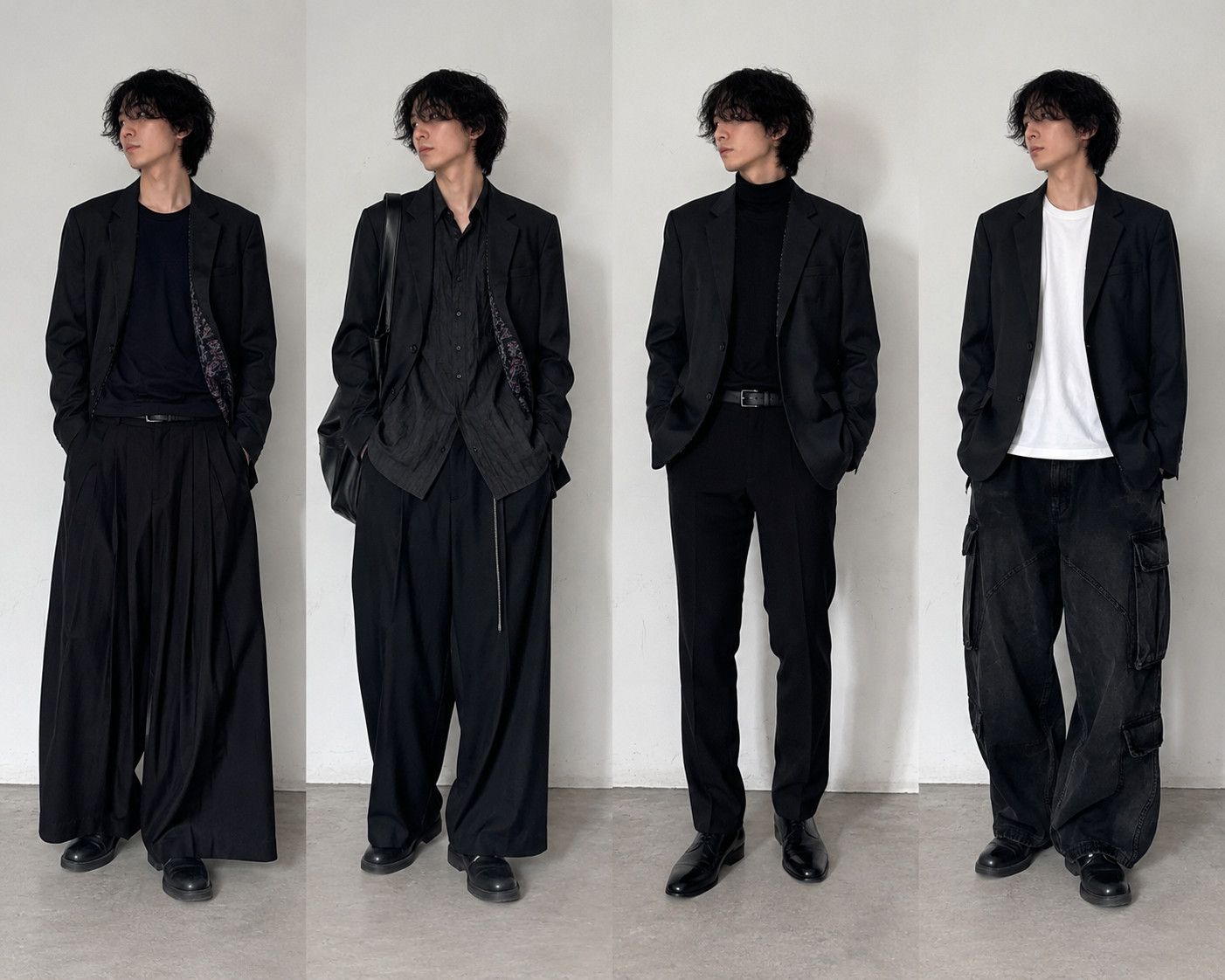 Yohji Yamamoto Yohji Yamamoto Textured Tailored Jacket with Paisley Lining Size US L / EU 52-54 / 3 - 8 Thumbnail