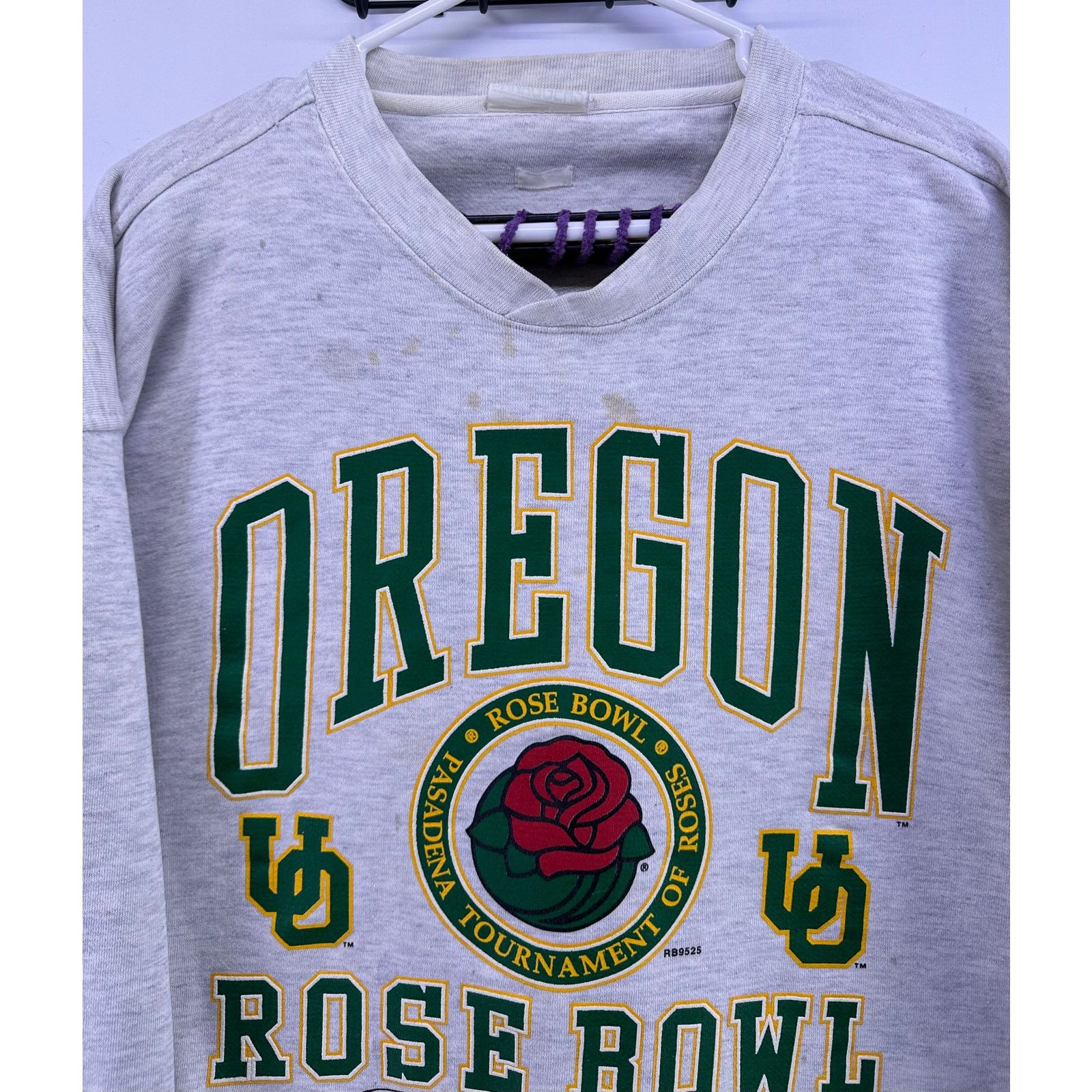 & Other Stories Vintage 1995 Oregon Rose Bowl Jan 2nd Gray Crewneck Size XL Size US XL / EU 56 / 4 - 7 Thumbnail