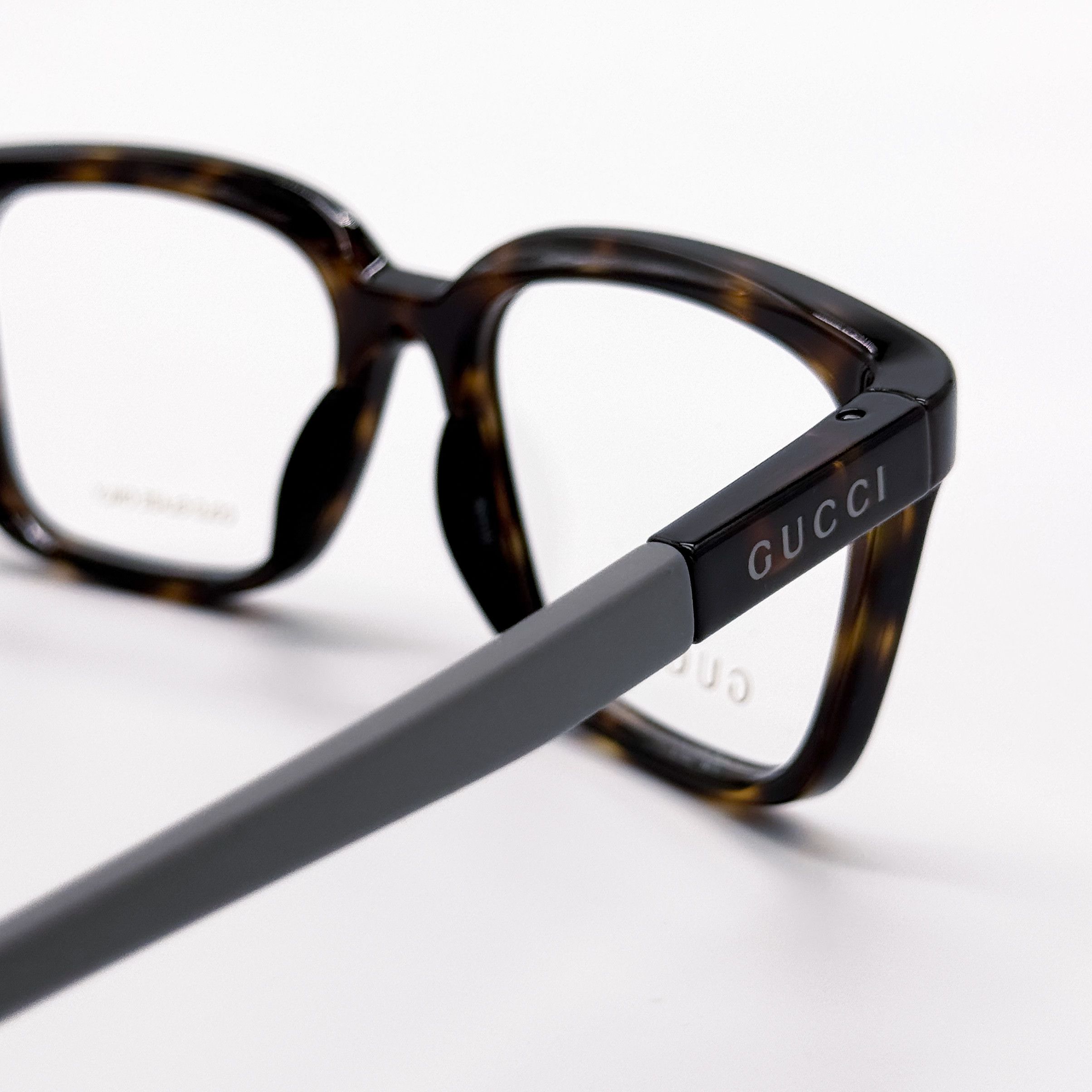 Gucci NEW GUCCI GG1738O 002 HAVANA/GREY MEN EYEGLASSES GUCCI Size ONE SIZE - 8 Thumbnail