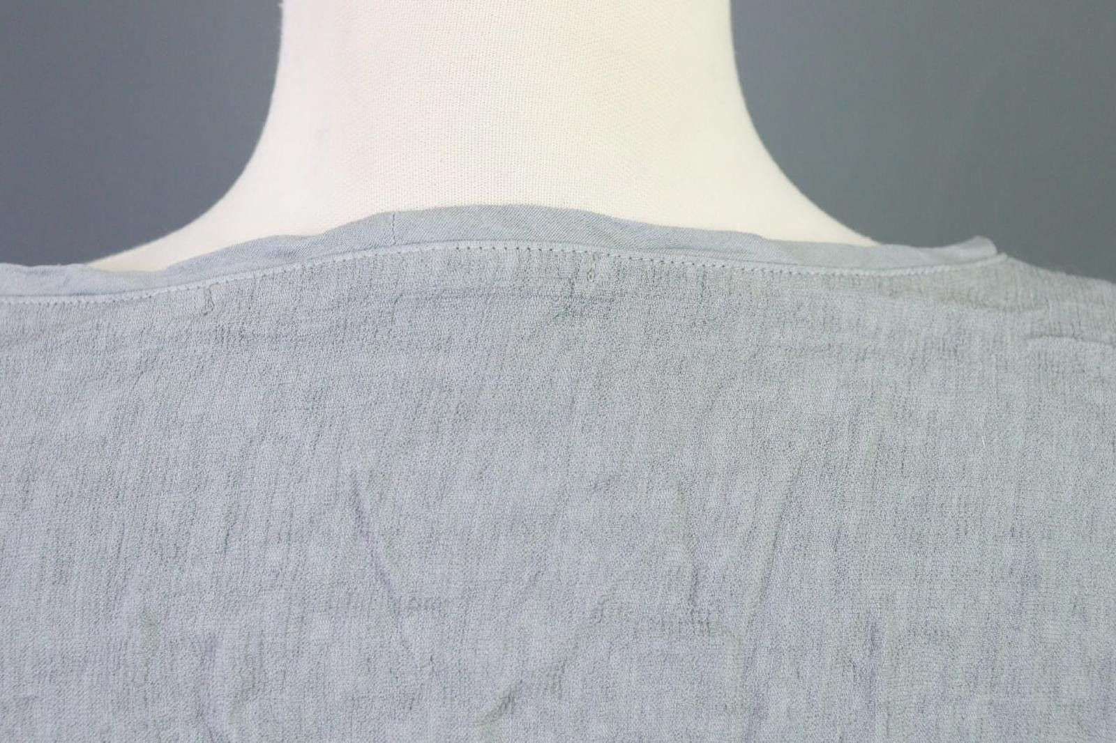 Designer Transit Par Such Gray 3/4 Sleeve Relaxed Top Blouse Size 5 Size M / US 6-8 / IT 42-44 - 12 Thumbnail