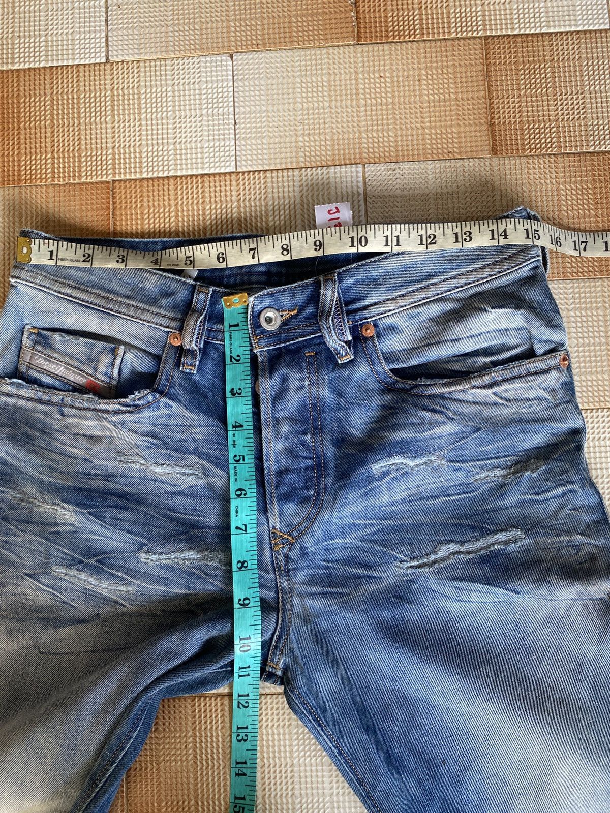 Diesel × Vintage Vintage diesel buster skiny denim Size US 30 / EU 46 - 19 Thumbnail