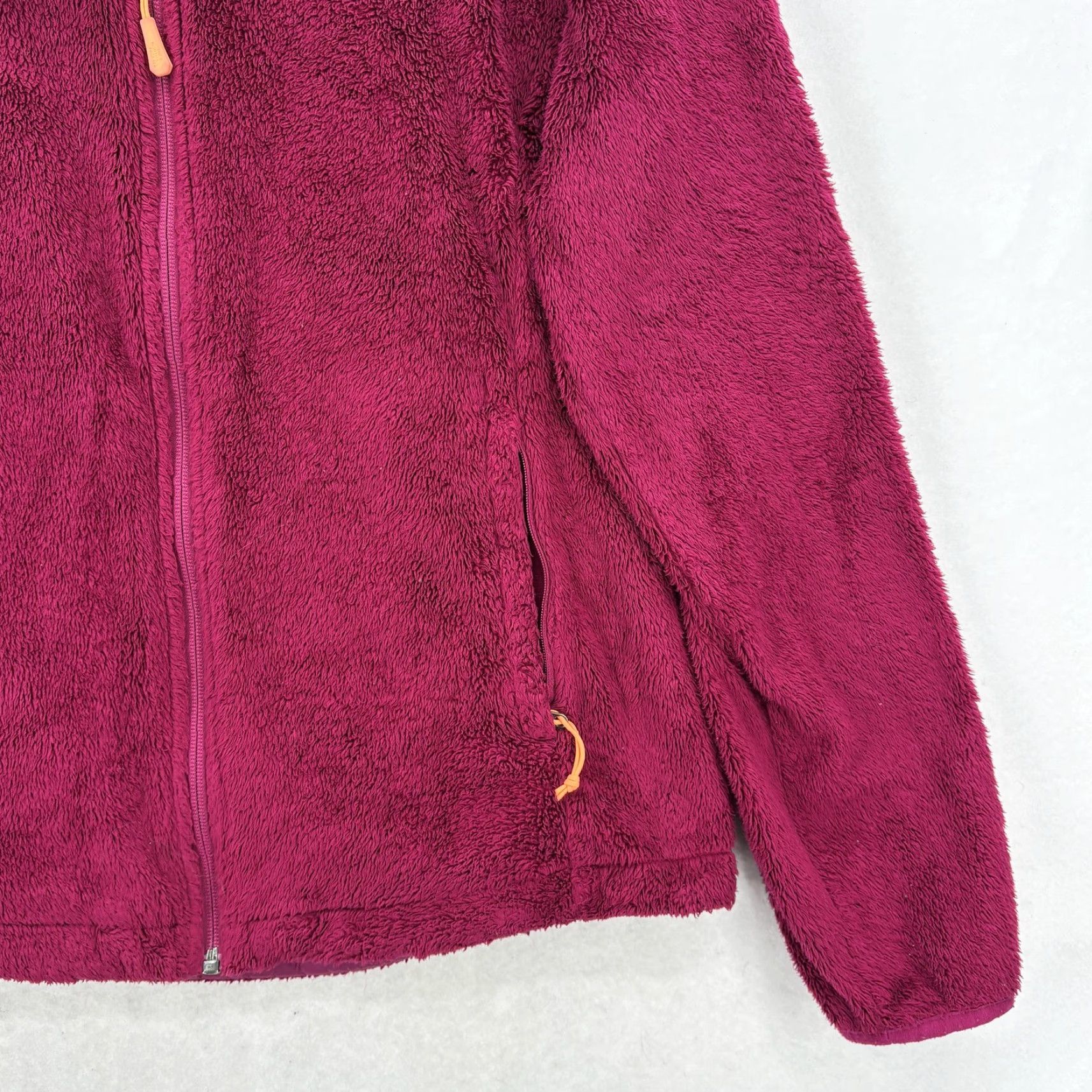 The North Face The North Face Fleece Jacket Womens Medium Pink Full Zip Warm Polyester Lined Pockets Collared Outdoor Casual Travel Size M / US 6-8 / IT 42-44 - 3 Thumbnail