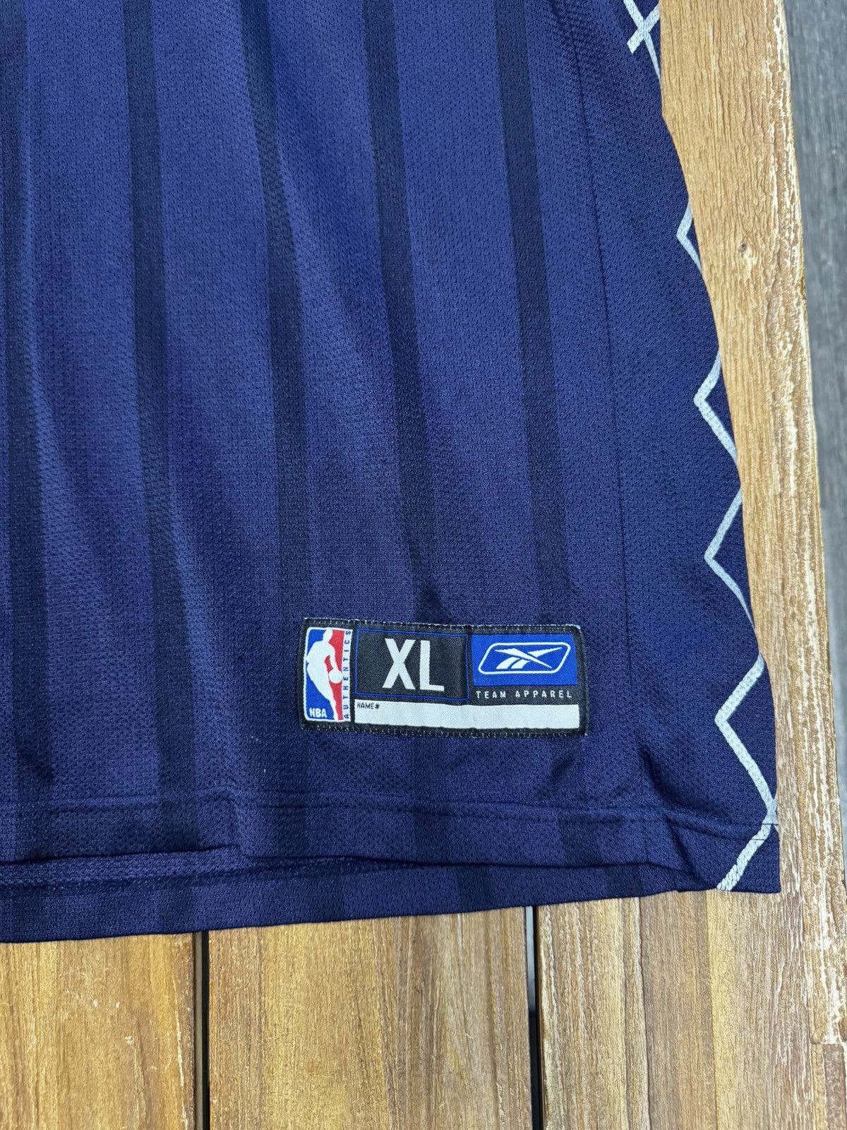 Reebok 2006-07 Vince Carter New Jersey Nets NBA Reebok Jersey Navy Size US XL / EU 56 / 4 - 2 Thumbnail