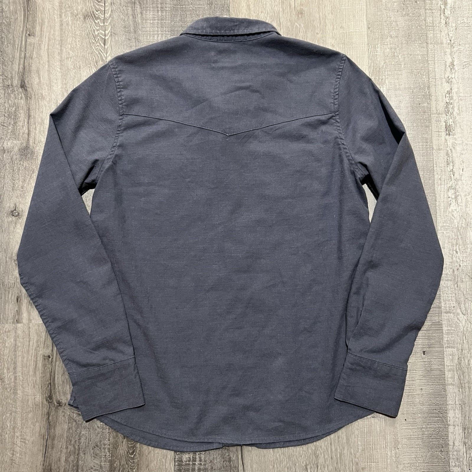 Patagonia Patagonia Womens L Blue Hemp Western Snap Button Shirt Camp Size L / US 10 / IT 46 - 2 Thumbnail