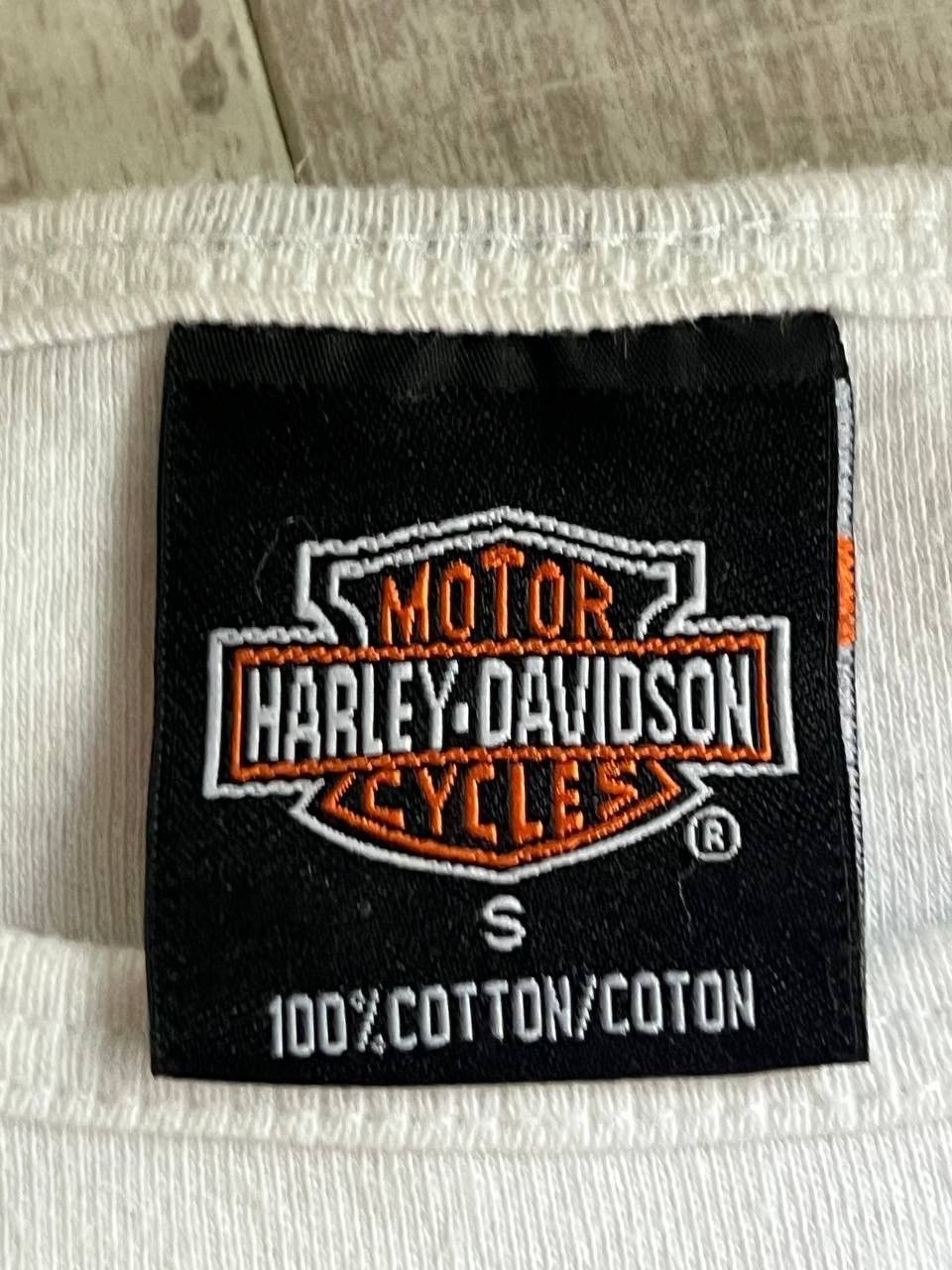 Harley Davidson × Vintage Vintage Harley Davidson 2002 T-Shirt Fire Logo Y2K RARE Size S / US 4 / IT 40 - 7 Thumbnail