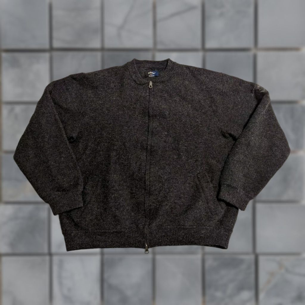 Callaway Callaway Golf Mens Long Sleeve Sweater M-L Gray Wool Alpaca Blend Full Zip Size US M / EU 48-50 / 2 - 1 Thumbnail