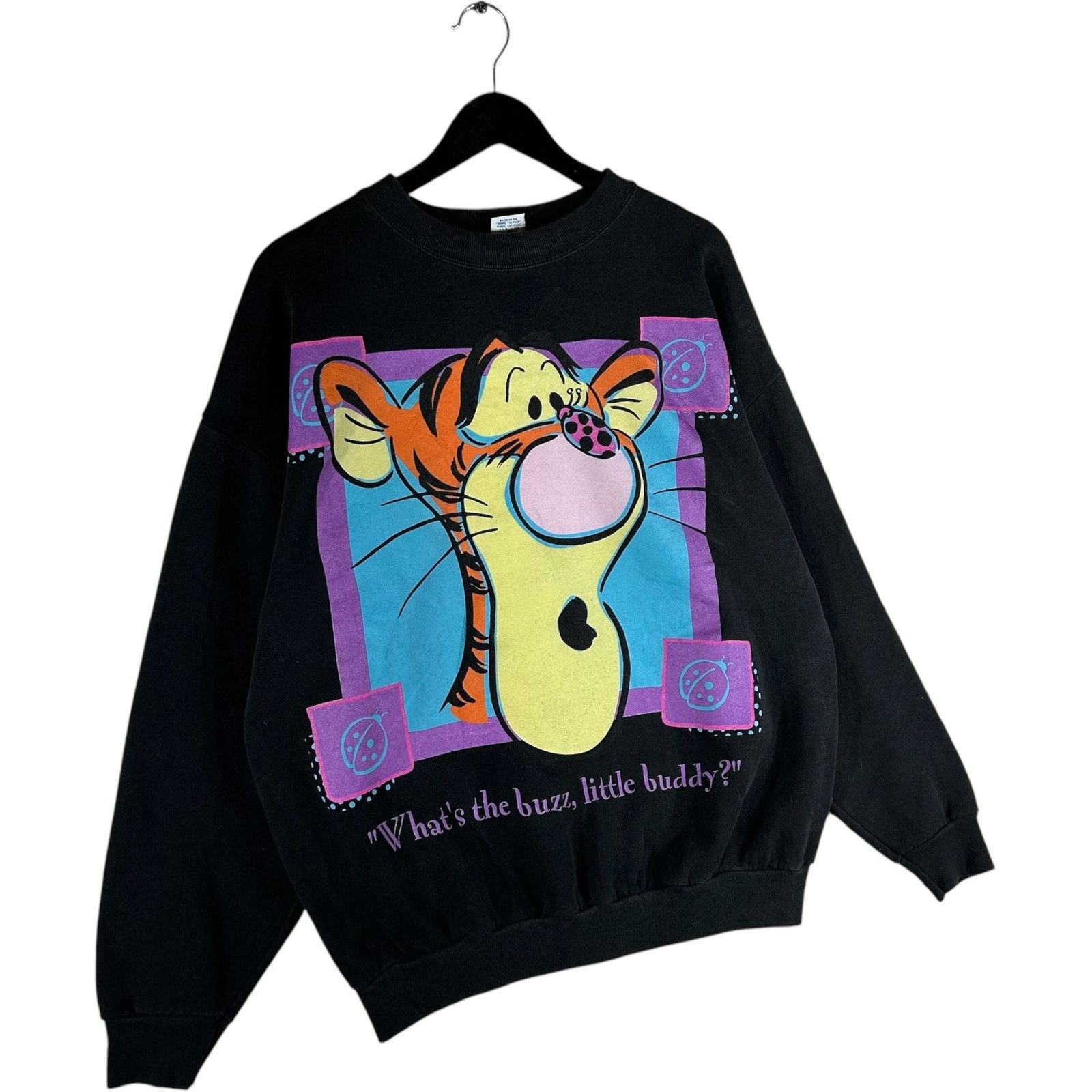 Vintage Vintage Winnie The Pooh Tigger Big Face Quote Crewneck XL Size US XL / EU 56 / 4 - 4 Thumbnail