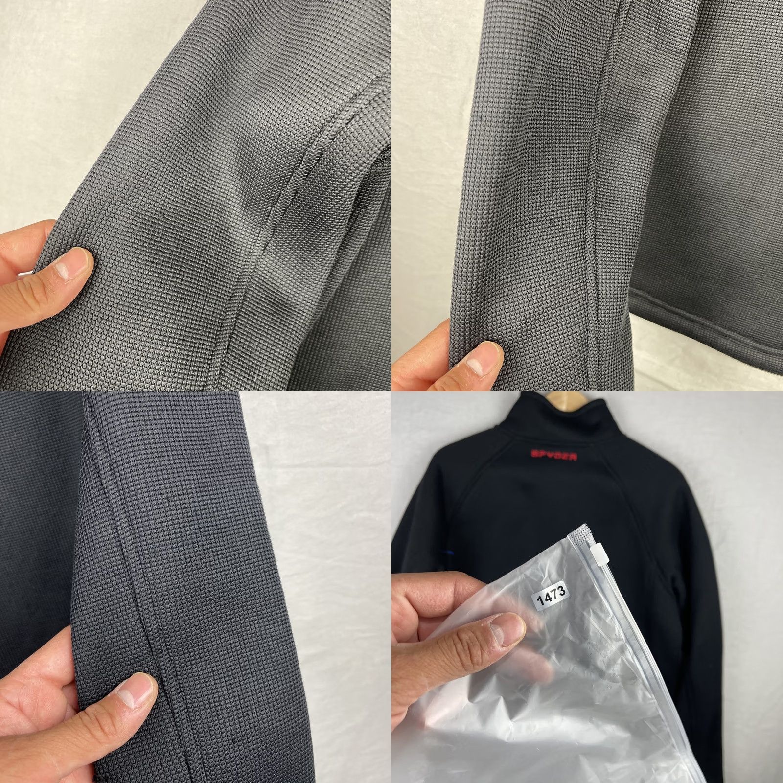 Spyder Spyder Jacket Mens Medium Black Stellar Full Zip Bonded Fleece Sherpa Lining Size US M / EU 48-50 / 2 - 9 Thumbnail