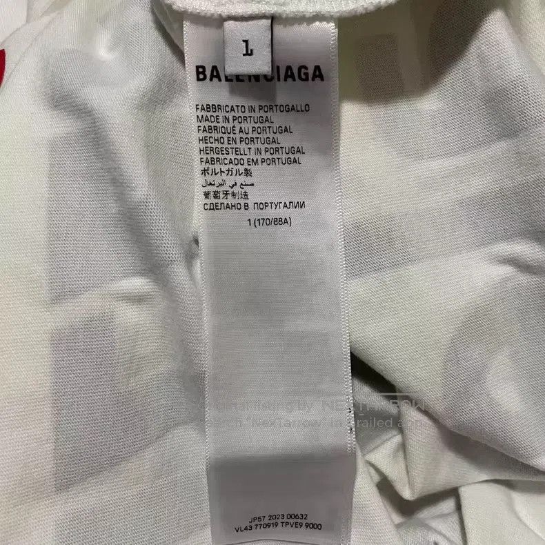 Balenciaga Balenciaga Motorcycle Logo White Racing Short Sleeve Size US S / EU 44-46 / 1 - 5 Thumbnail