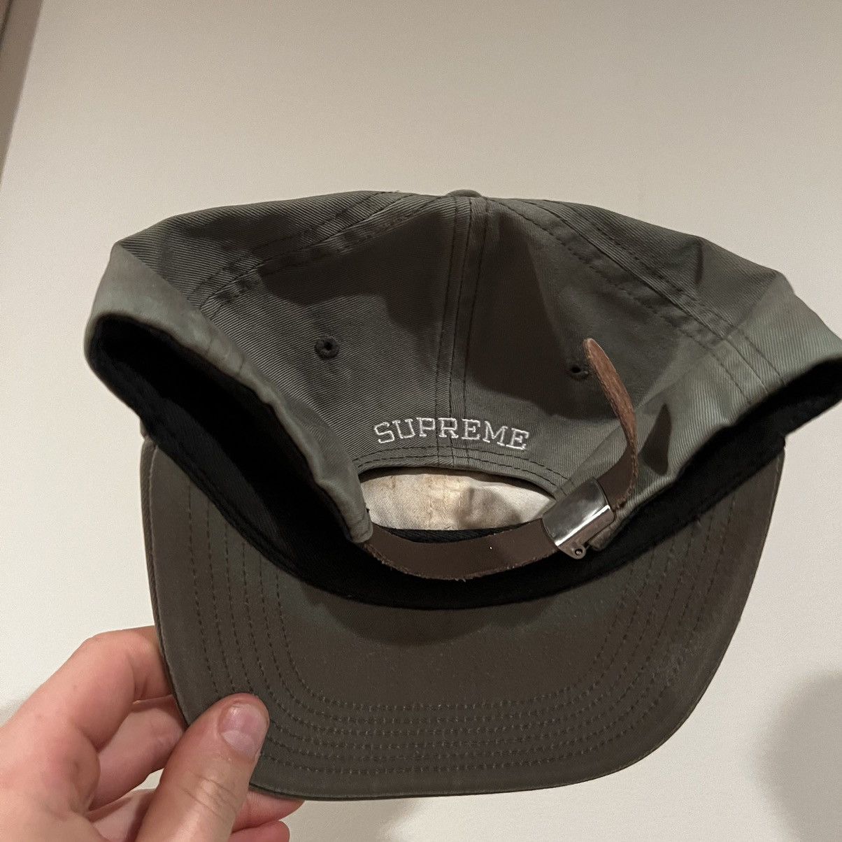 Supreme Supreme Og Olive S Logo hat Size ONE SIZE - 10 Thumbnail