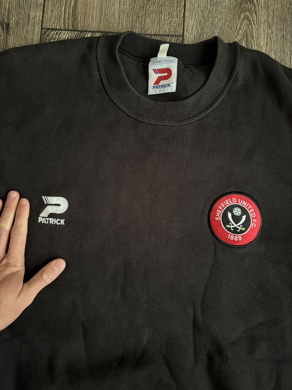Other UK Vintage 00s Sheffield United Rare Patrick Soccer Sweatshirt Size US XL / EU 56 / 4 - 2 Thumbnail