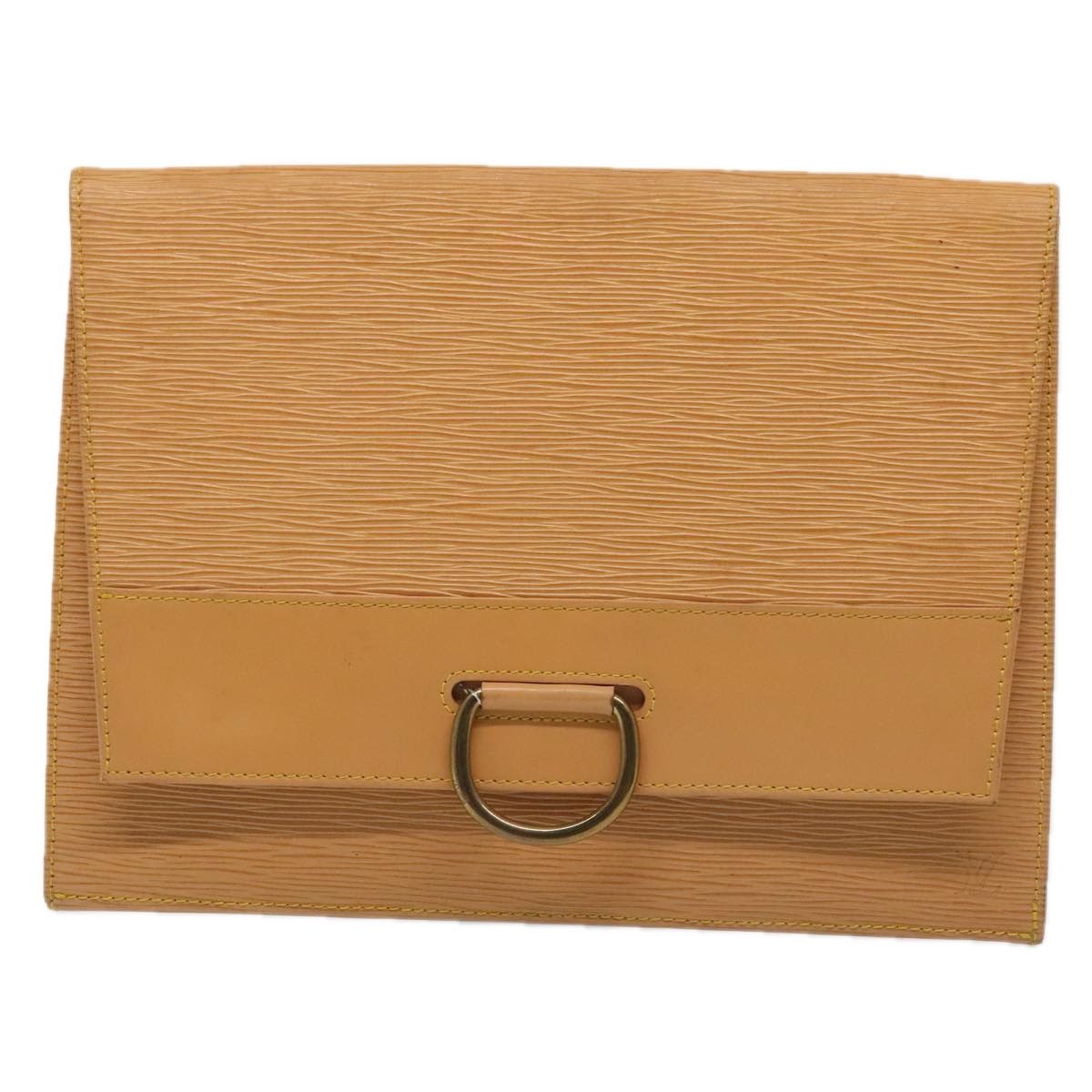 Louis Vuitton Jena Beige Leather Clutch Bag (Pre-Owned) Size ONE SIZE - 1 Thumbnail